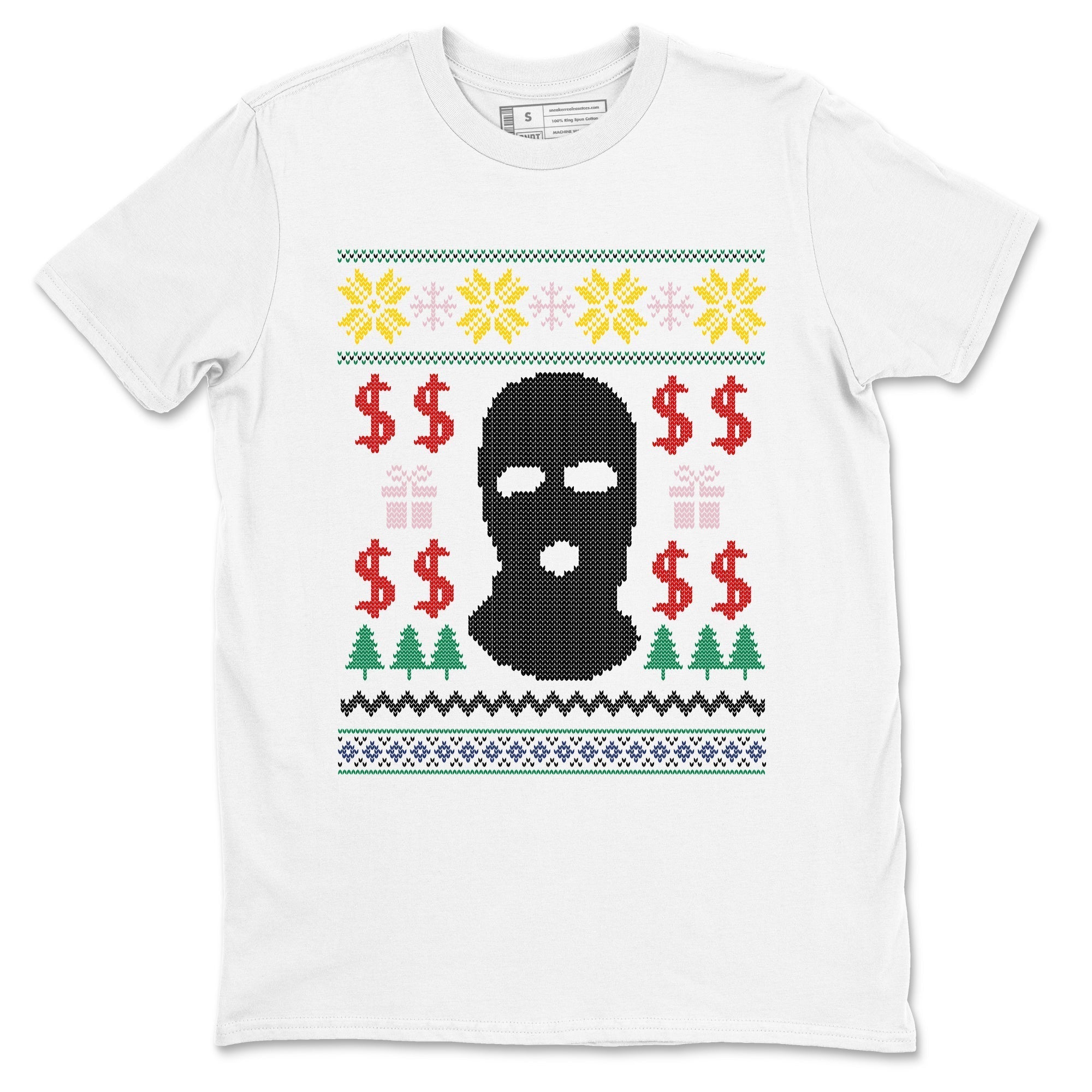 Gangster Ugly Sweater snkmatch Tees - Air Force 3 Blue Void and Tour Yellow