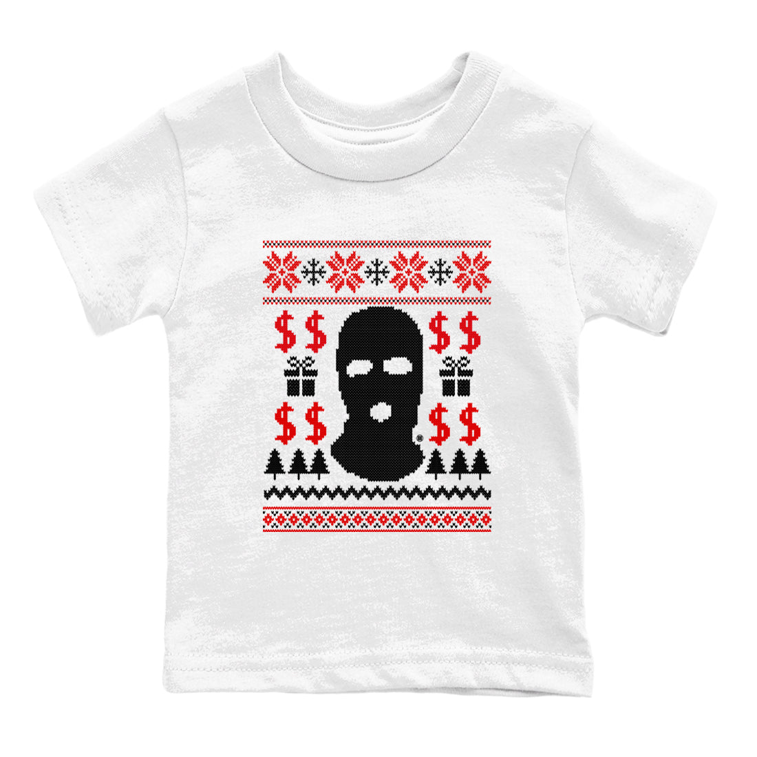 Gangster Ugly Sweater snkmatch Tees Kids - Air Jordan 1 Black Toe Reimagined