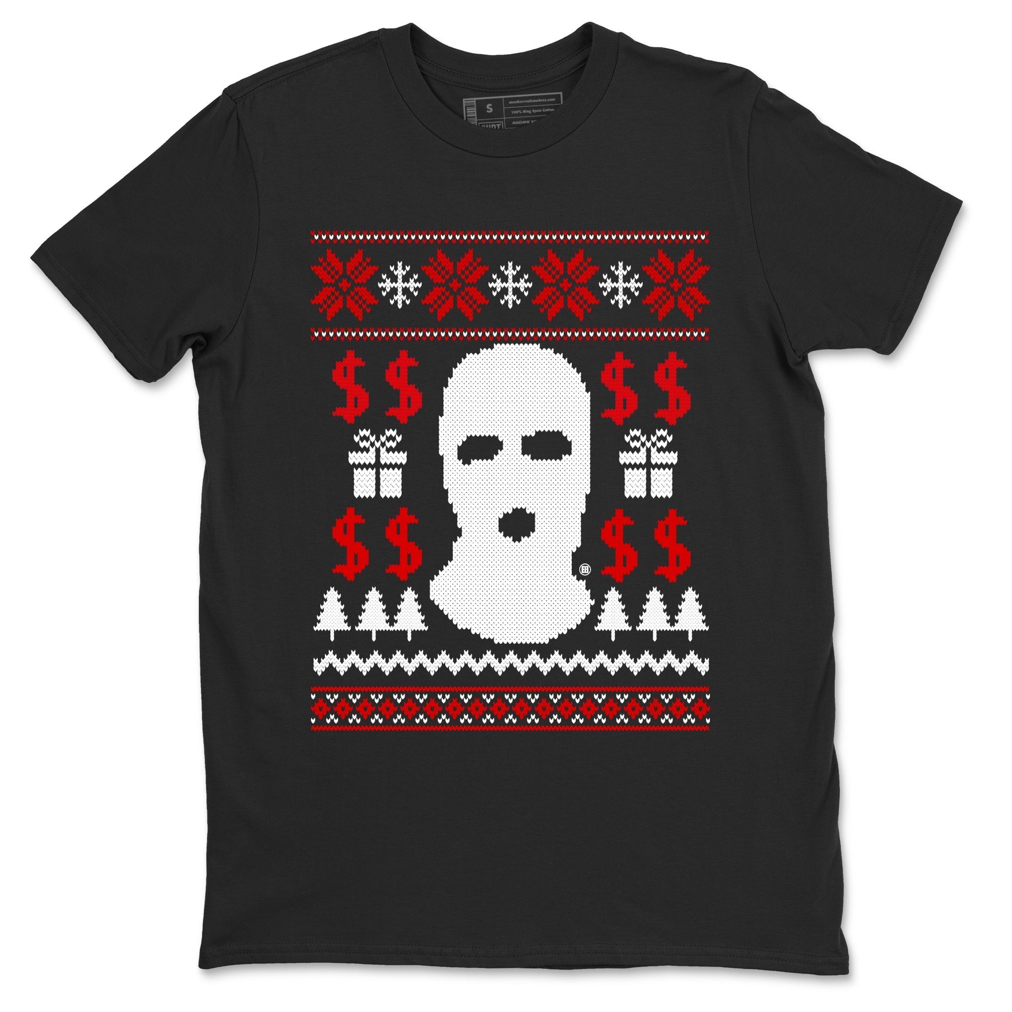 Gangster Ugly Sweater snkmatch Tees - Air Jordan 1 Black Toe Reimagined