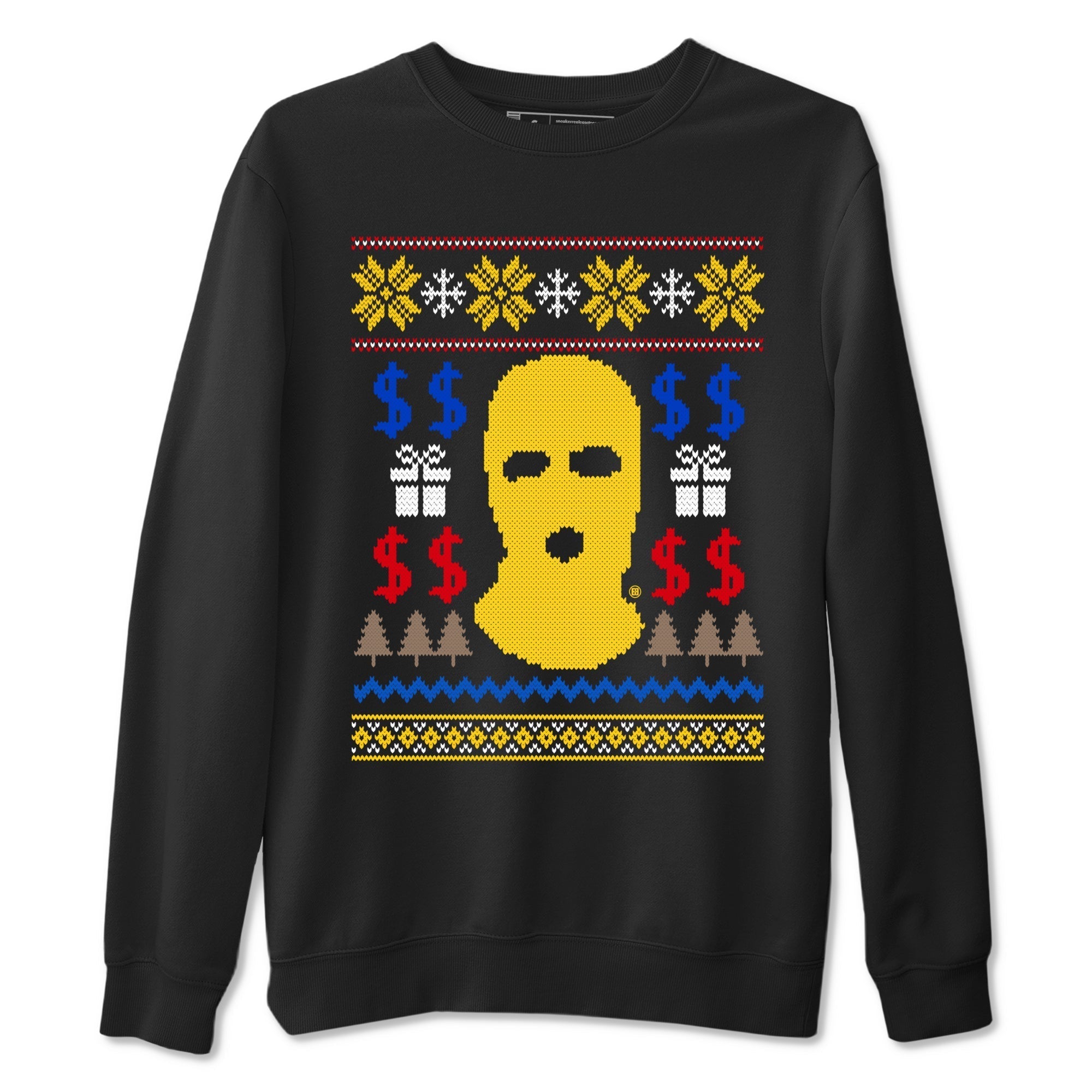 Gangster Ugly Sweater snkmatch Tees - Air Jordan 1 Travis Scott Canary