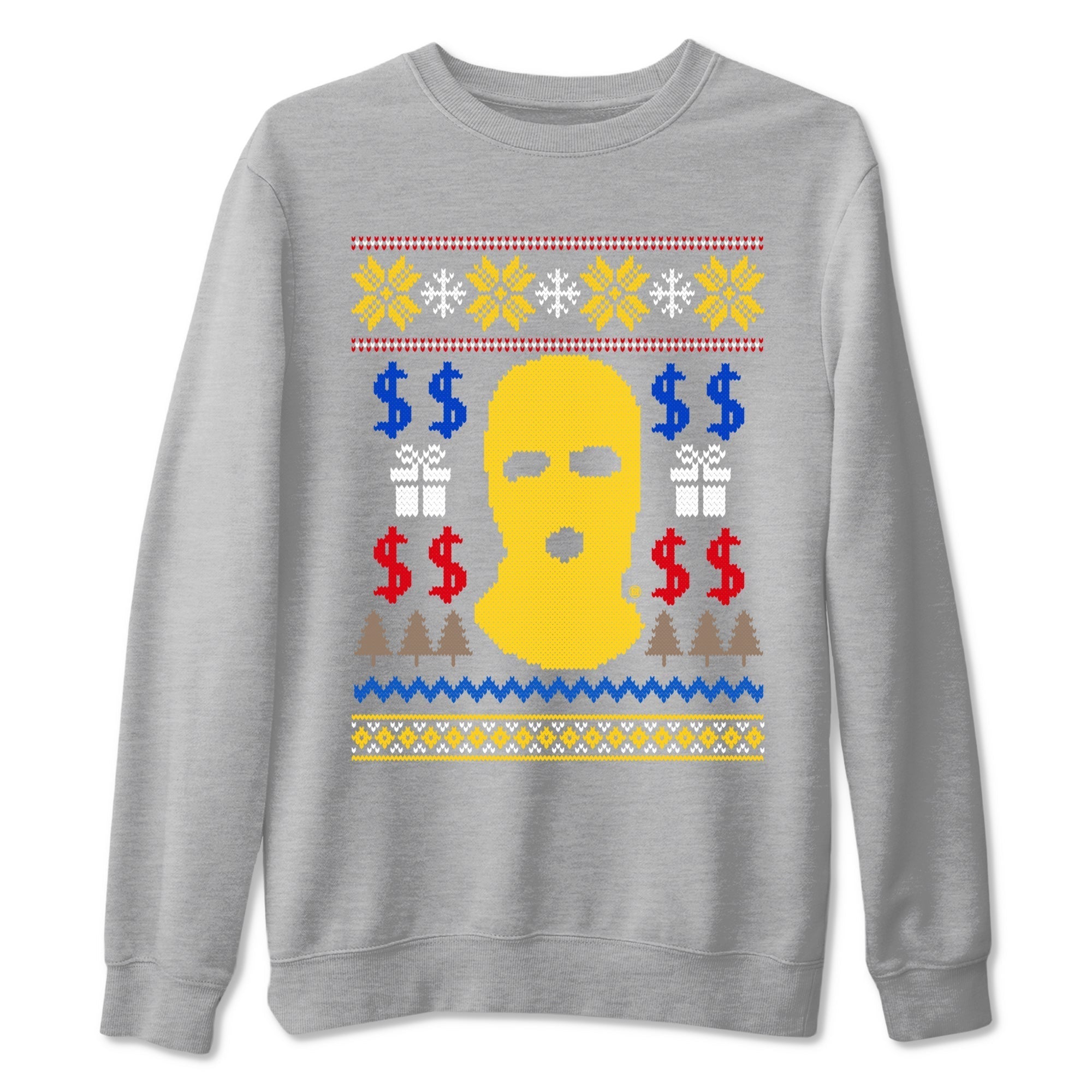 Gangster Ugly Sweater snkmatch Tees - Air Jordan 1 Travis Scott Canary