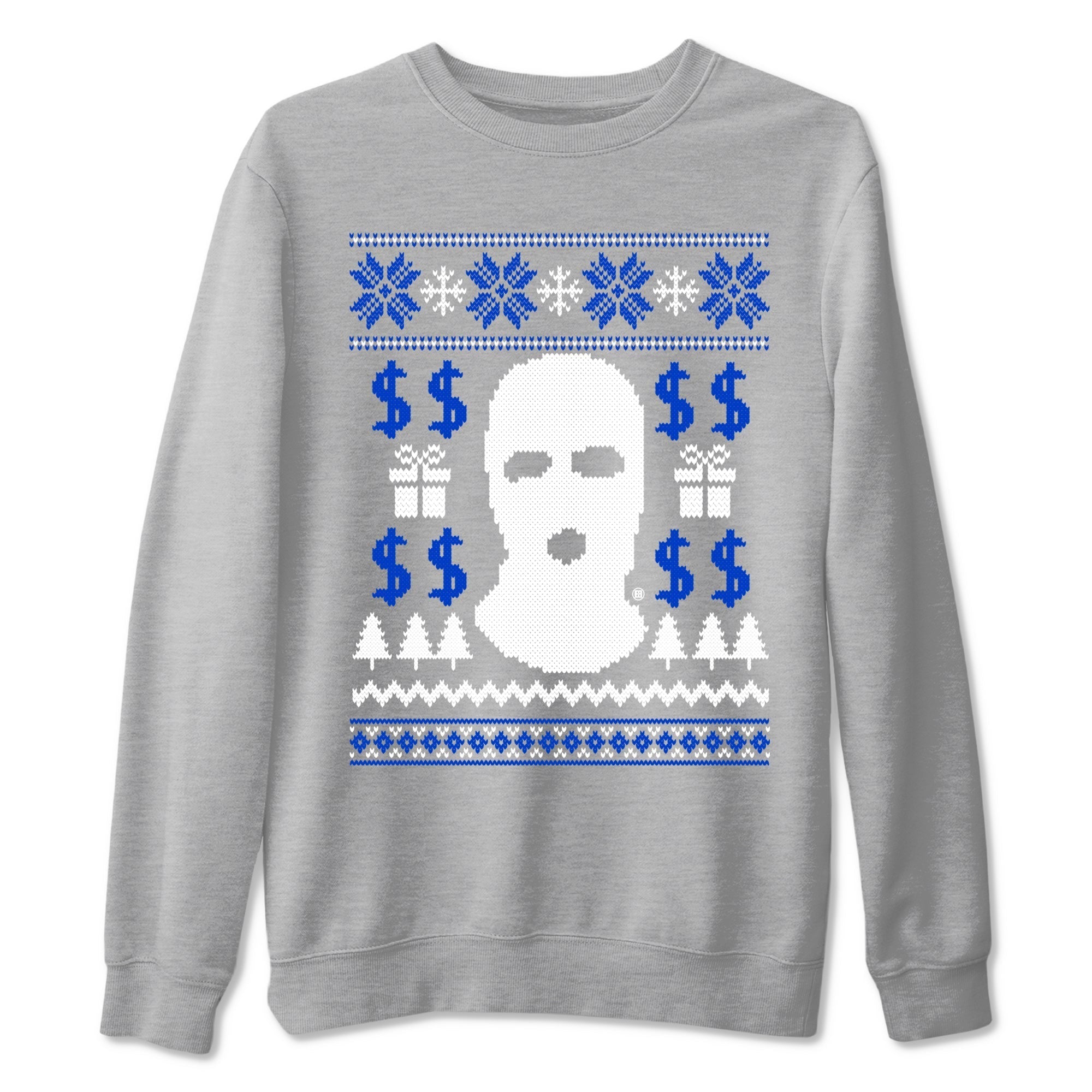 Gangster Ugly Sweater snkmatch Tees - Air Jordan 12 Blueberry