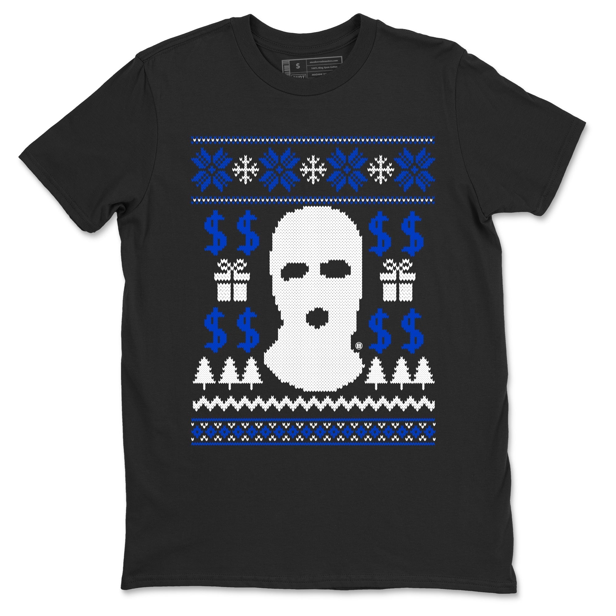 Gangster Ugly Sweater snkmatch Tees - Air Jordan 12 Blueberry