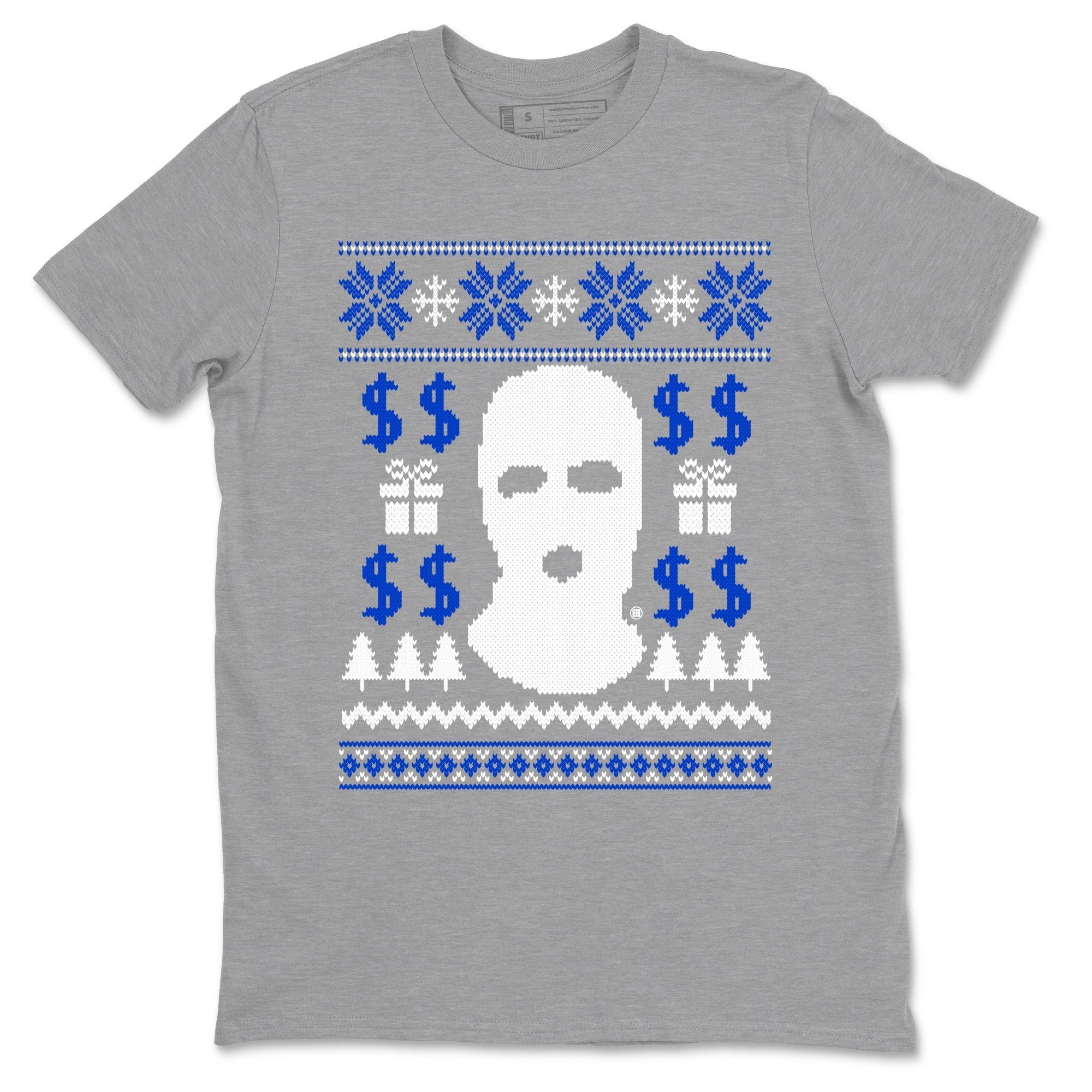 Gangster Ugly Sweater snkmatch Tees - Air Jordan 12 Blueberry