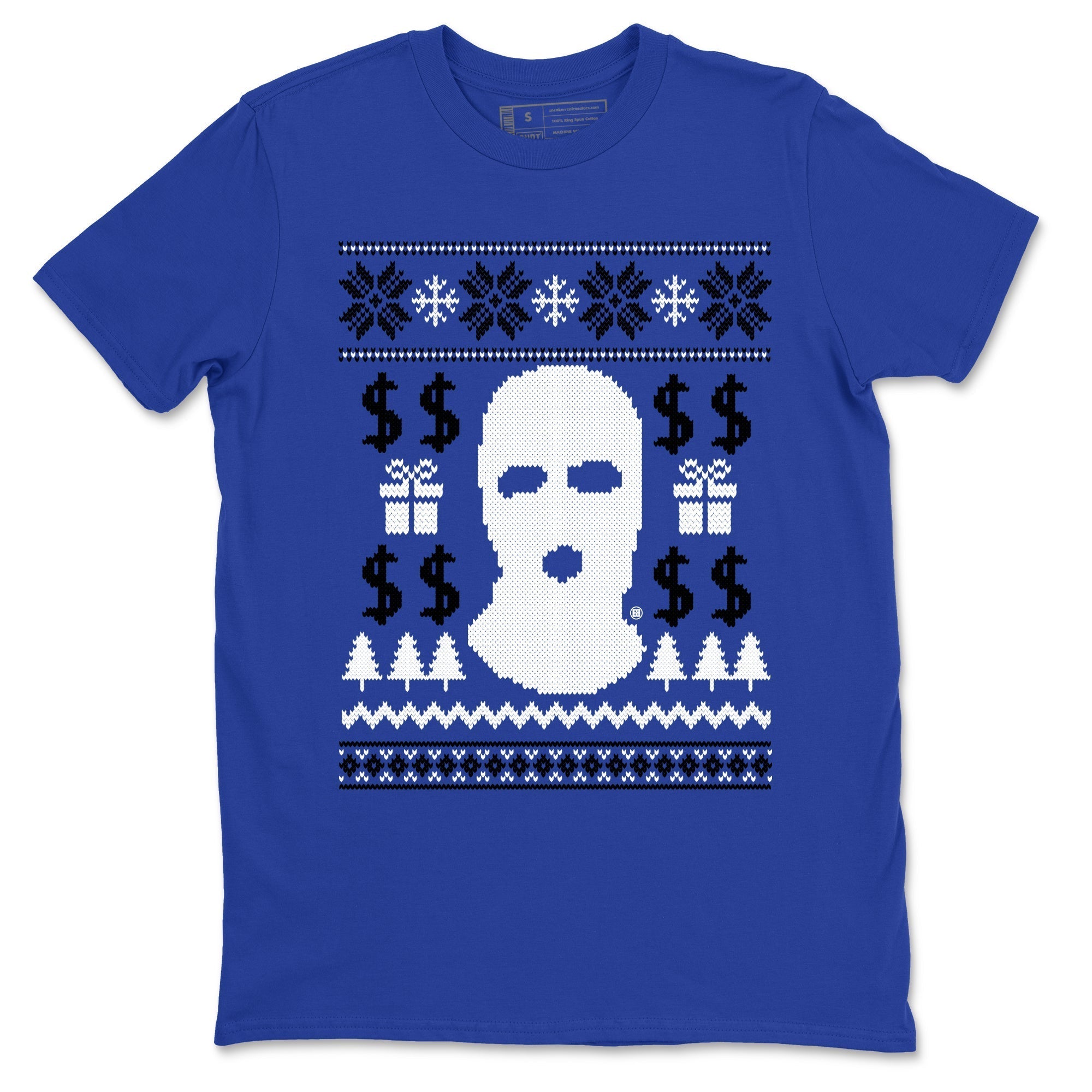 Gangster Ugly Sweater snkmatch Tees - Air Jordan 12 Blueberry