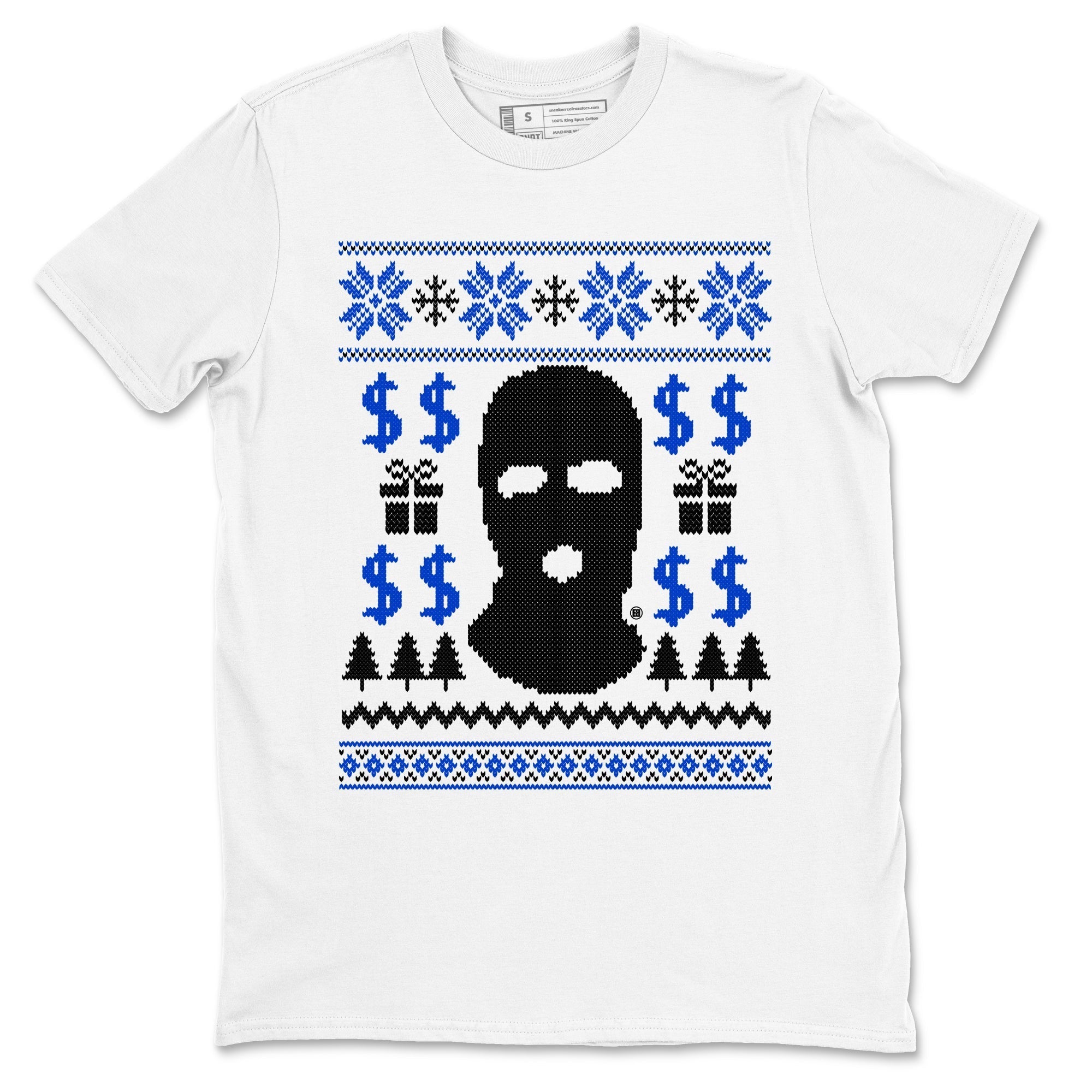 Gangster Ugly Sweater snkmatch Tees - Air Jordan 12 Blueberry