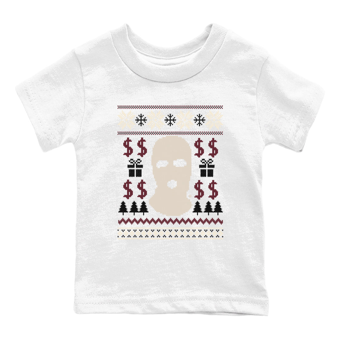 Gangster Ugly Sweater snkmatch Tees Kids - Air Jordan 4 A Ma Maniere x Fossil Stone