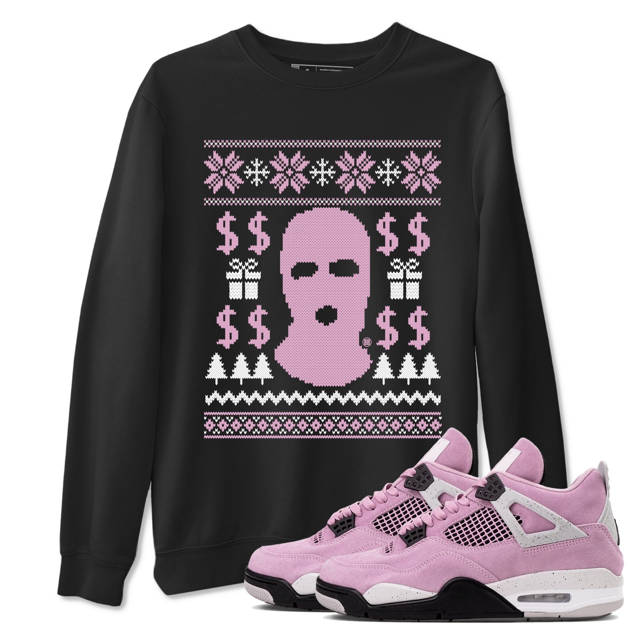 Gangster Ugly Sweater snkmatch Tees - Air Jordan 4 Orchid