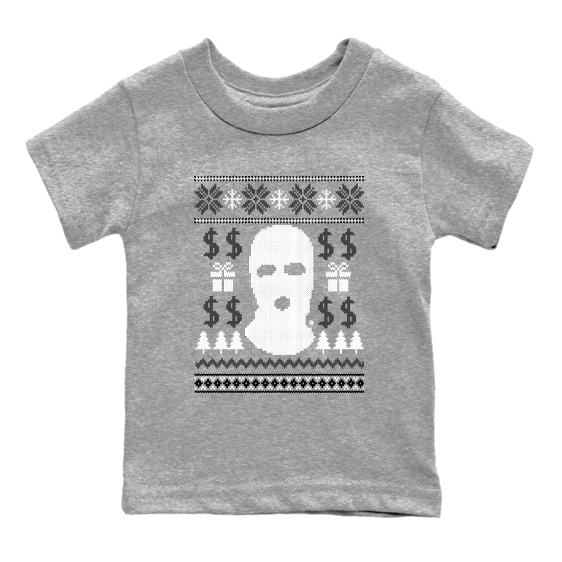 Gangster Ugly Sweater snkmatch Tees Kids - Air Jordan 4 Wet Cement