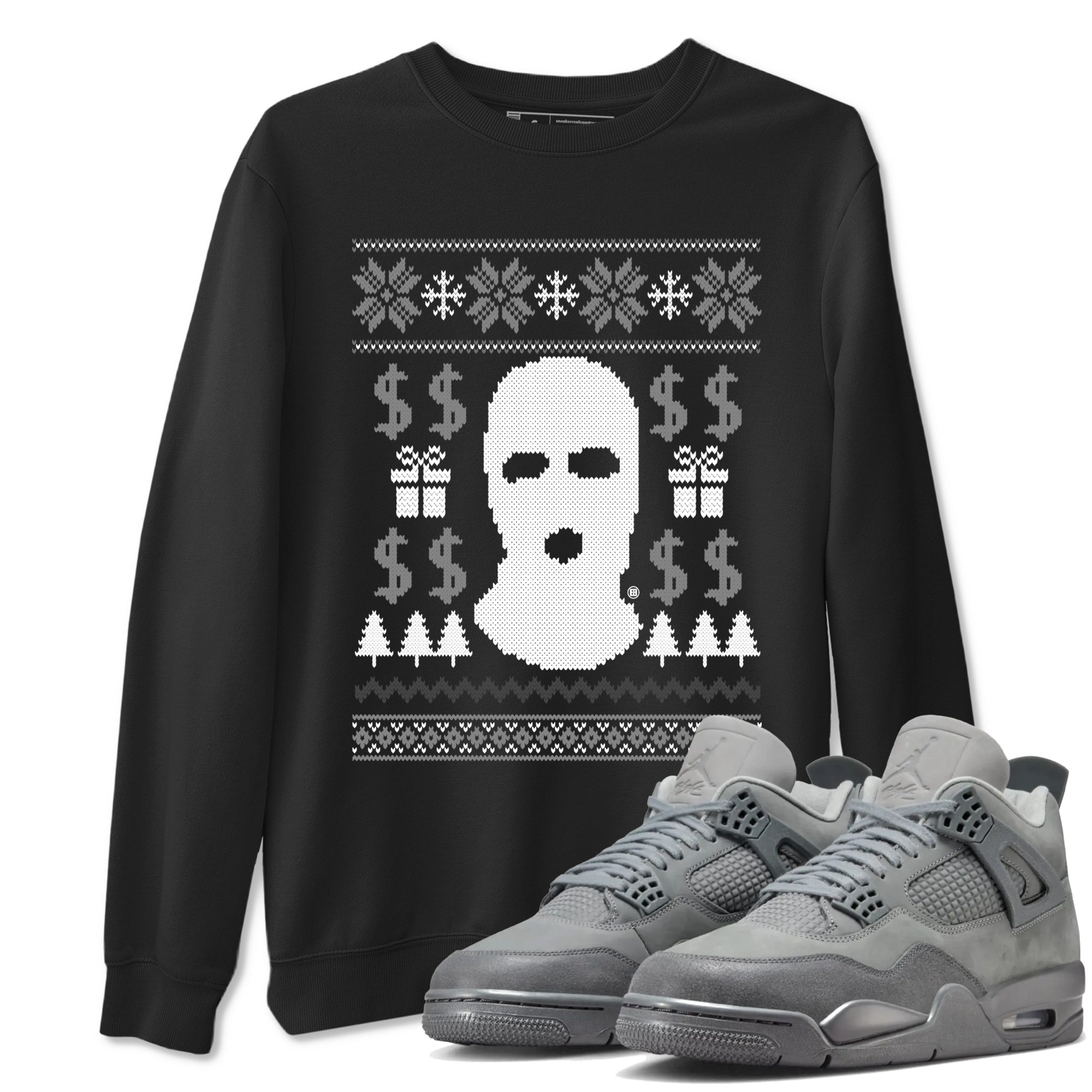 Gangster Ugly Sweater snkmatch Tees - Air Jordan 4 Wet Cement