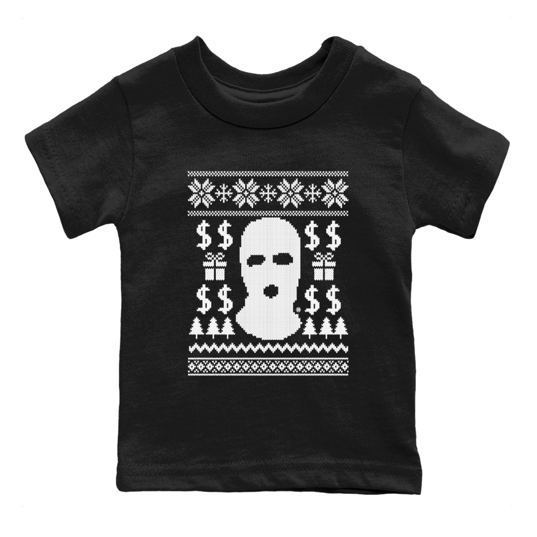 Gangster Ugly Sweater snkmatch Tees Kids - Air Jordan 4 White Thunder