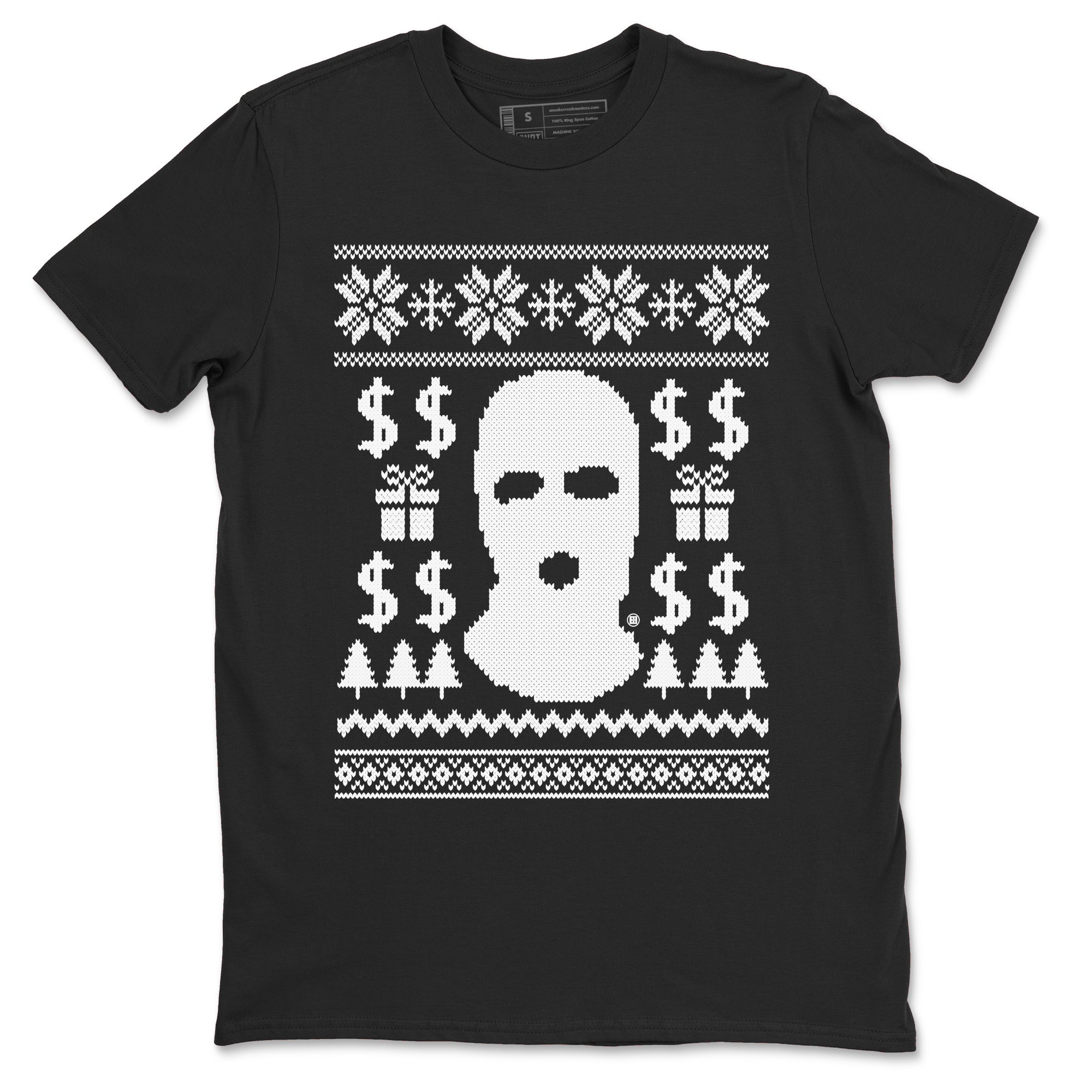 Gangster Ugly Sweater snkmatch Tees - Air Jordan 4 White Thunder