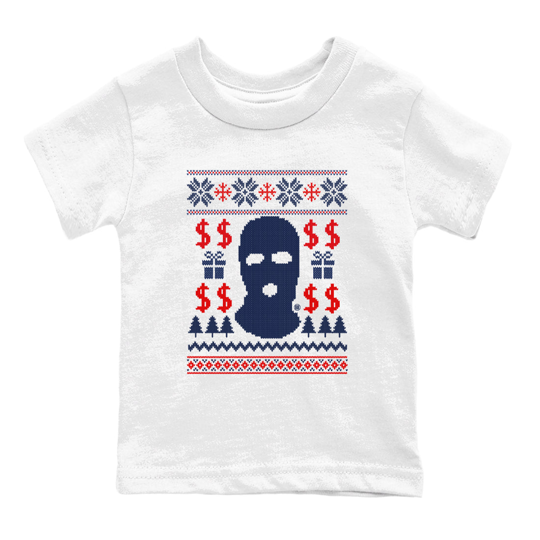 Gangster Ugly Sweater snkmatch Tees Kids - Air Jordan 6 White And Midnight Navy