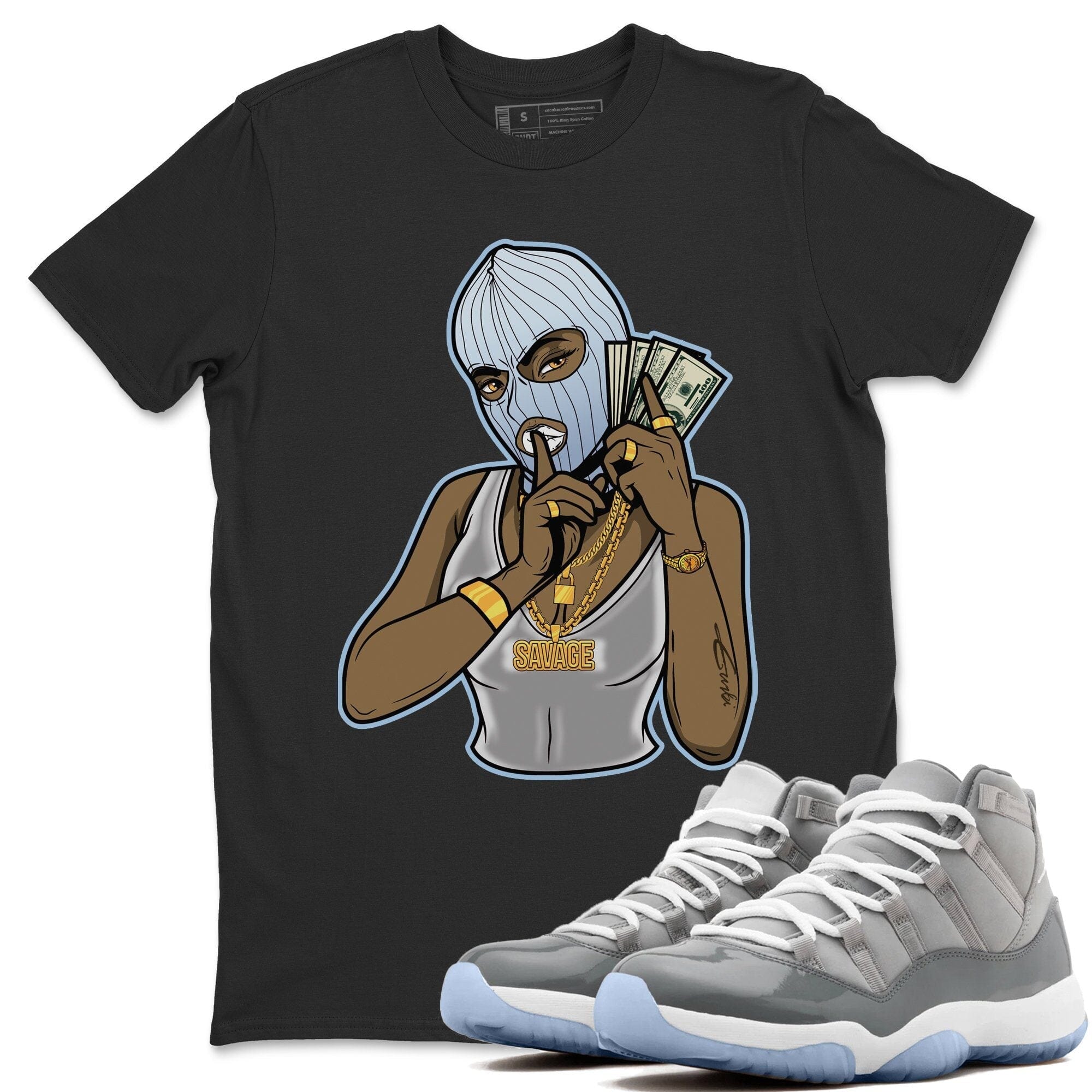 Gangster Women Unisex Tops - Air Jordan 11 Cool Grey