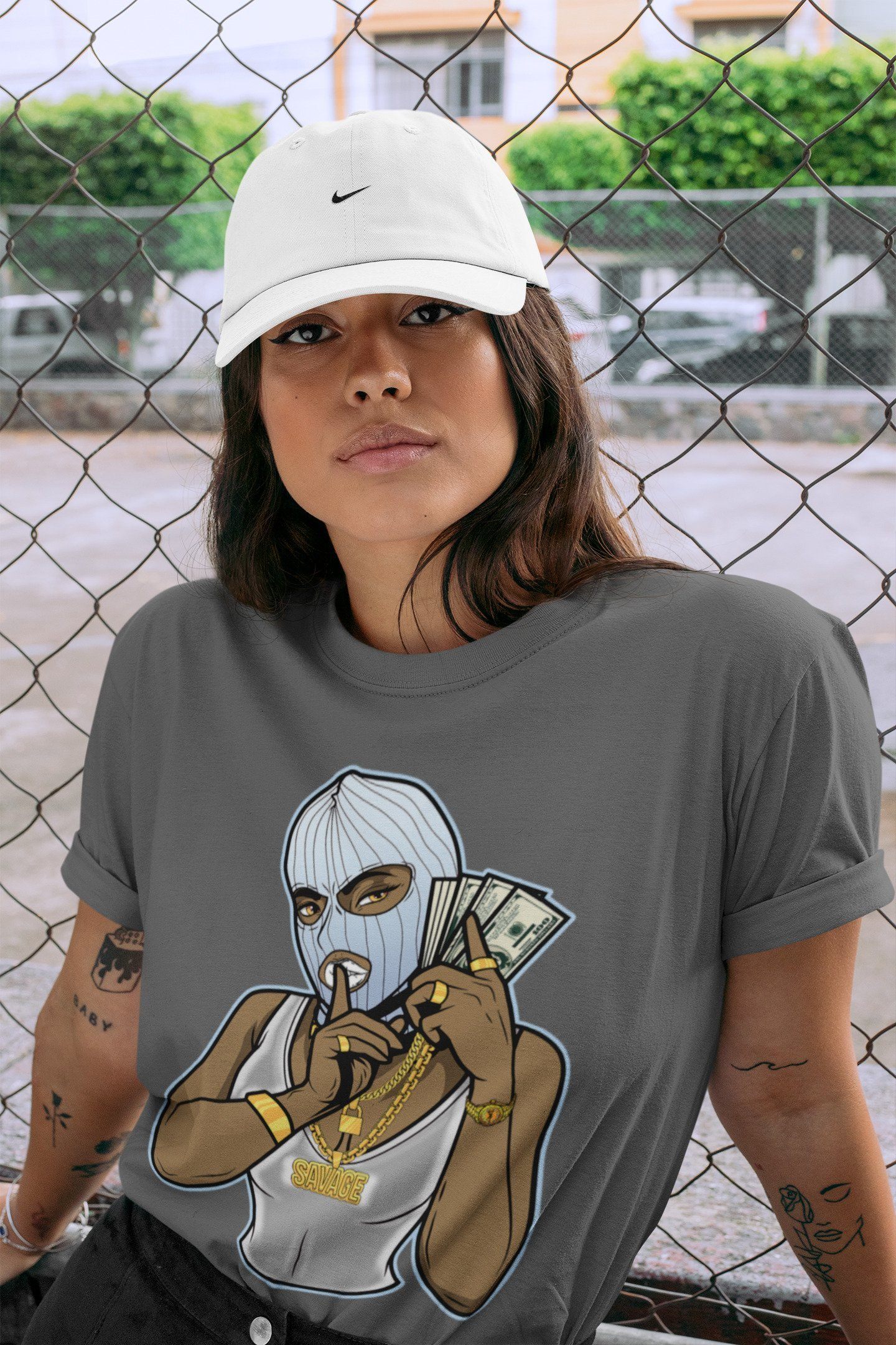 Gangster Women Unisex Tops - Air Jordan 11 Cool Grey