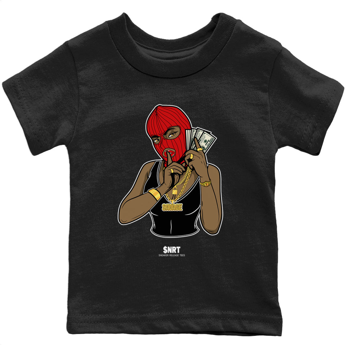 Gangster Women Kids Tops - Air Jordan 9 Chile Red