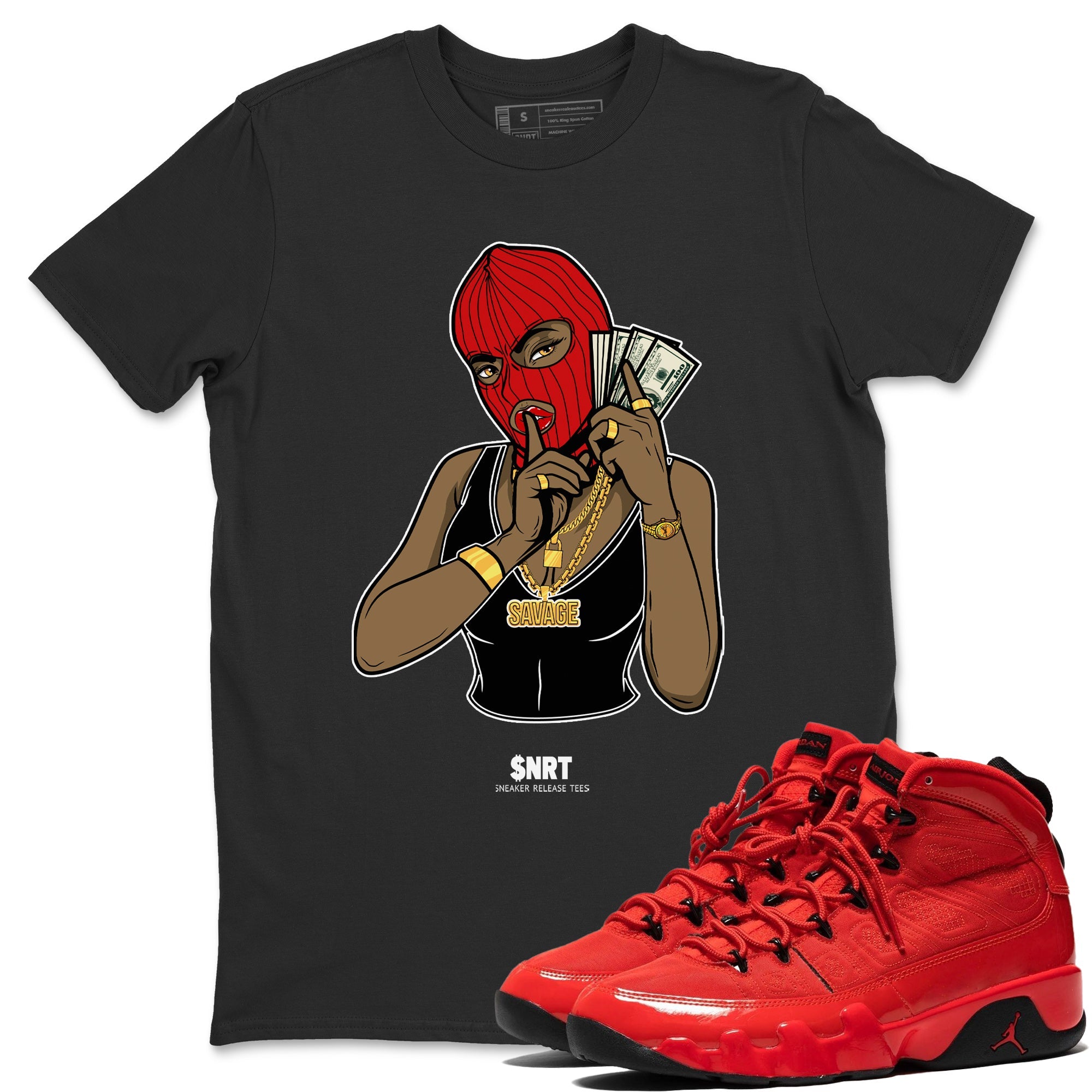 Gangster Women Unisex Tops - Air Jordan 9 Chile Red