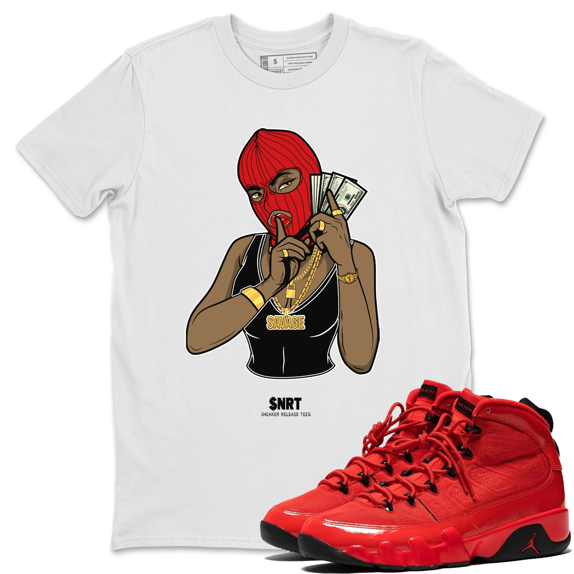 Gangster Women Unisex Tops - Air Jordan 9 Chile Red