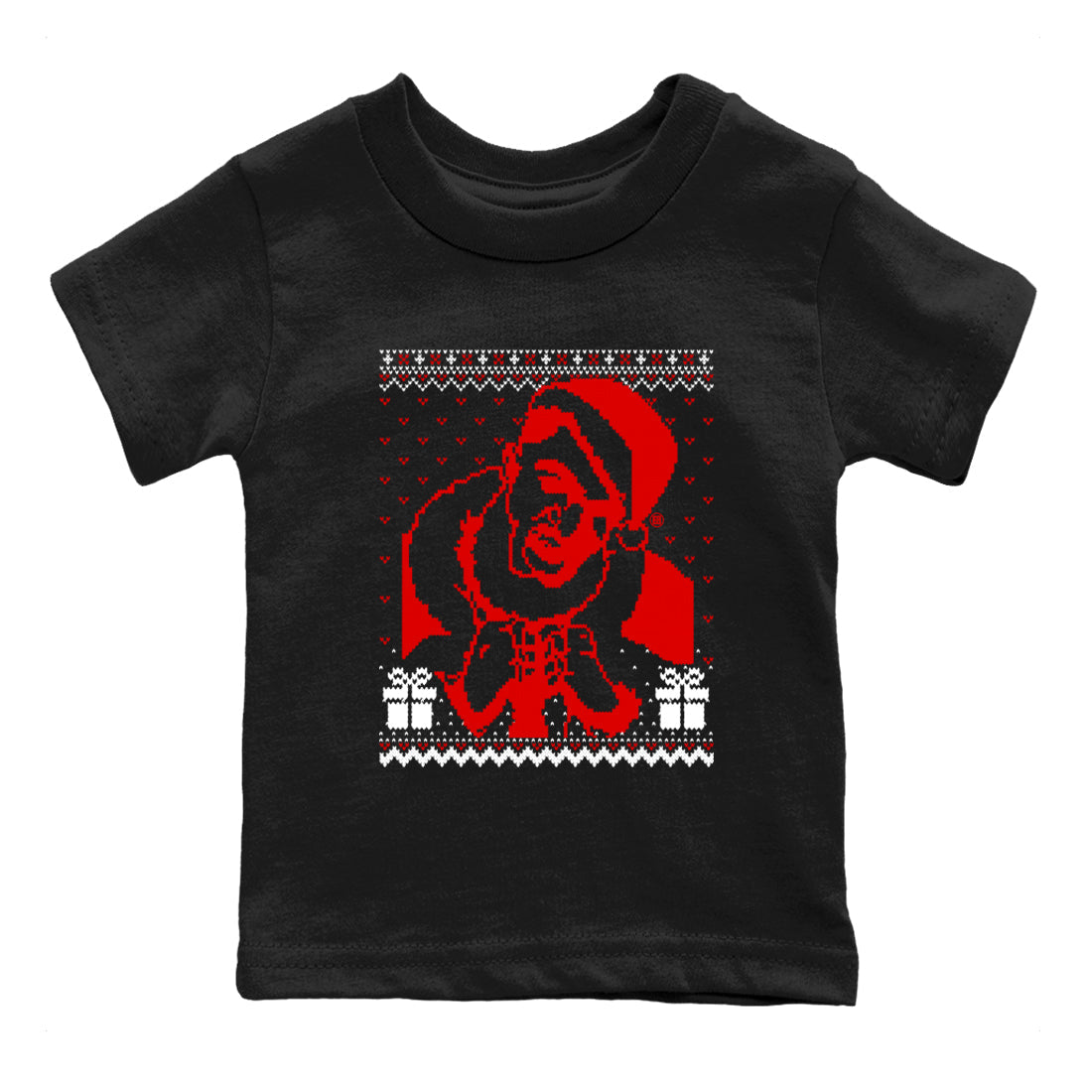 Gangster Wrapper snkmatch Tees Kids - Air Jordan 1 Black Toe Reimagined