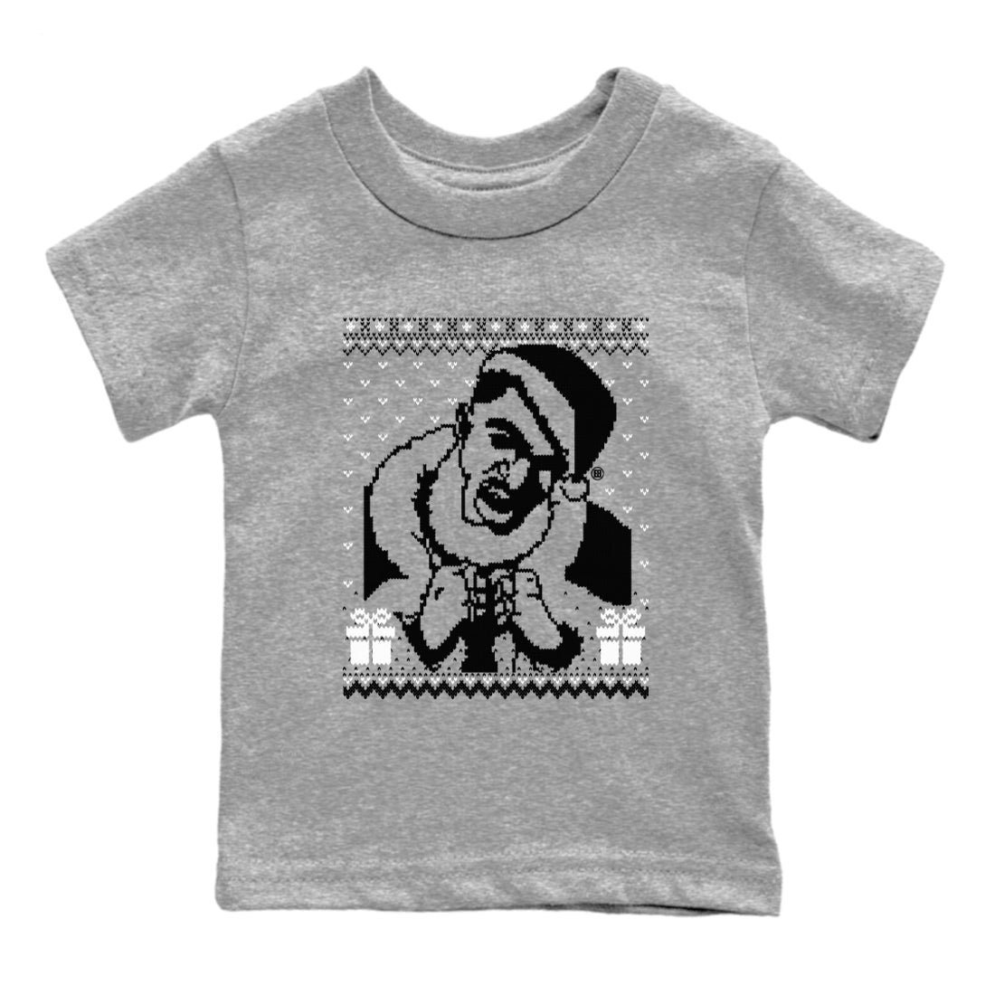 Gangster Wrapper snkmatch Tees Kids - Air Jordan 4 White Thunder
