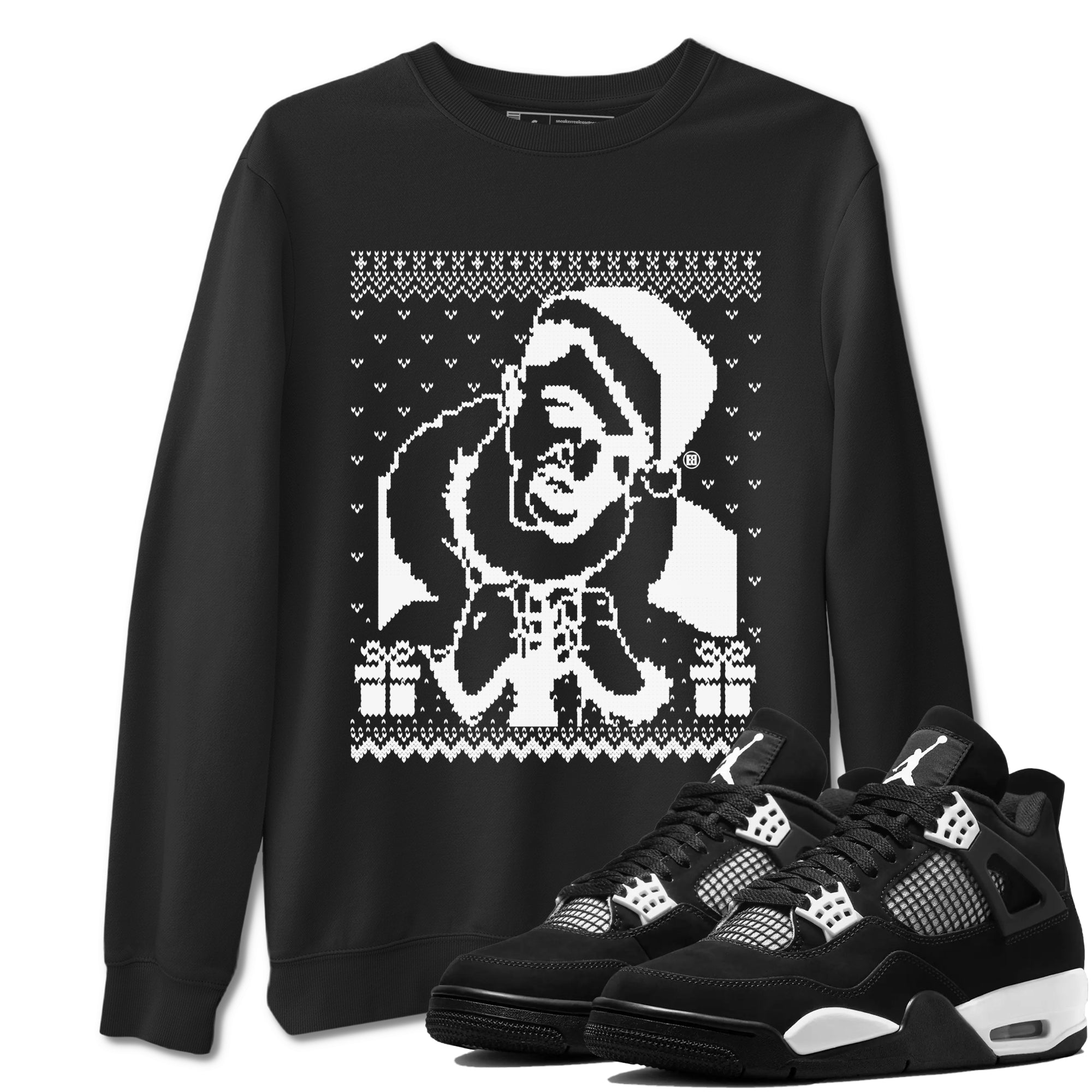 Gangster Wrapper snkmatch Tees - Air Jordan 4 White Thunder