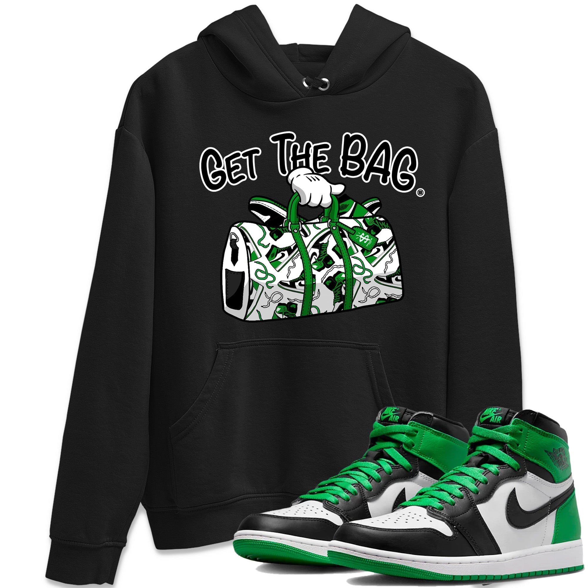Get The Bag Unisex Tops - Air Jordan 1 Celtics