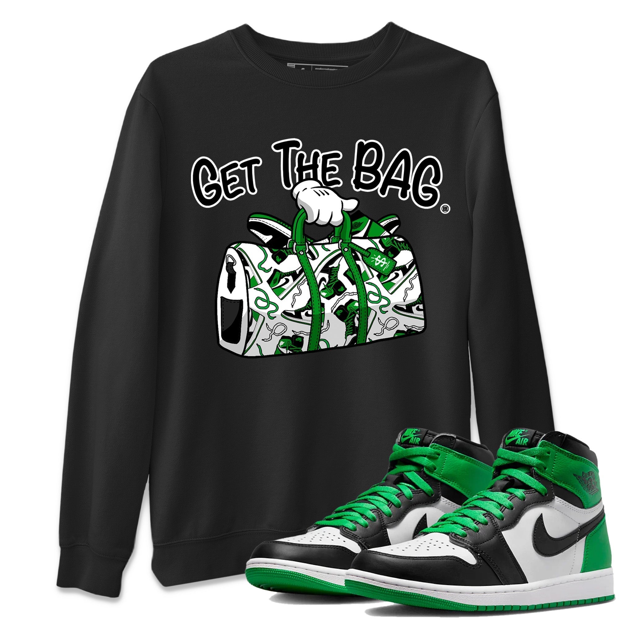 Get The Bag Unisex Tops - Air Jordan 1 Celtics