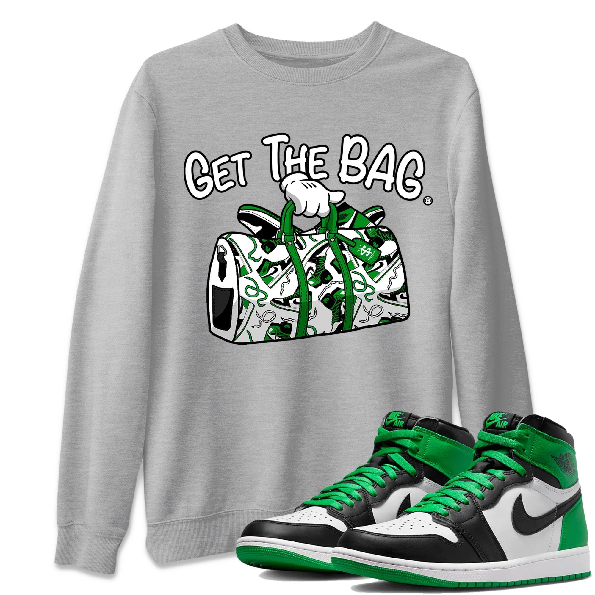 Get The Bag Unisex Tops - Air Jordan 1 Celtics