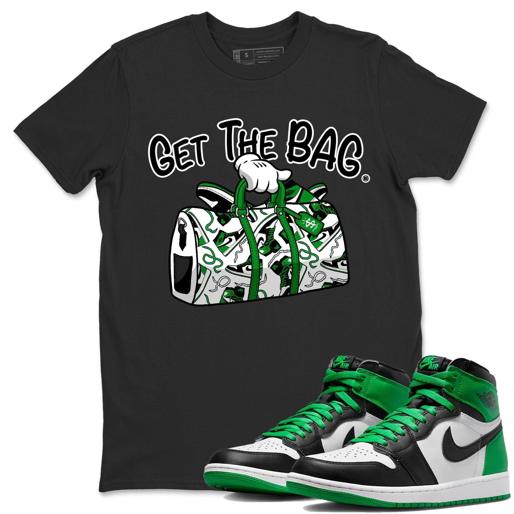 Get The Bag Unisex Tops - Air Jordan 1 Celtics