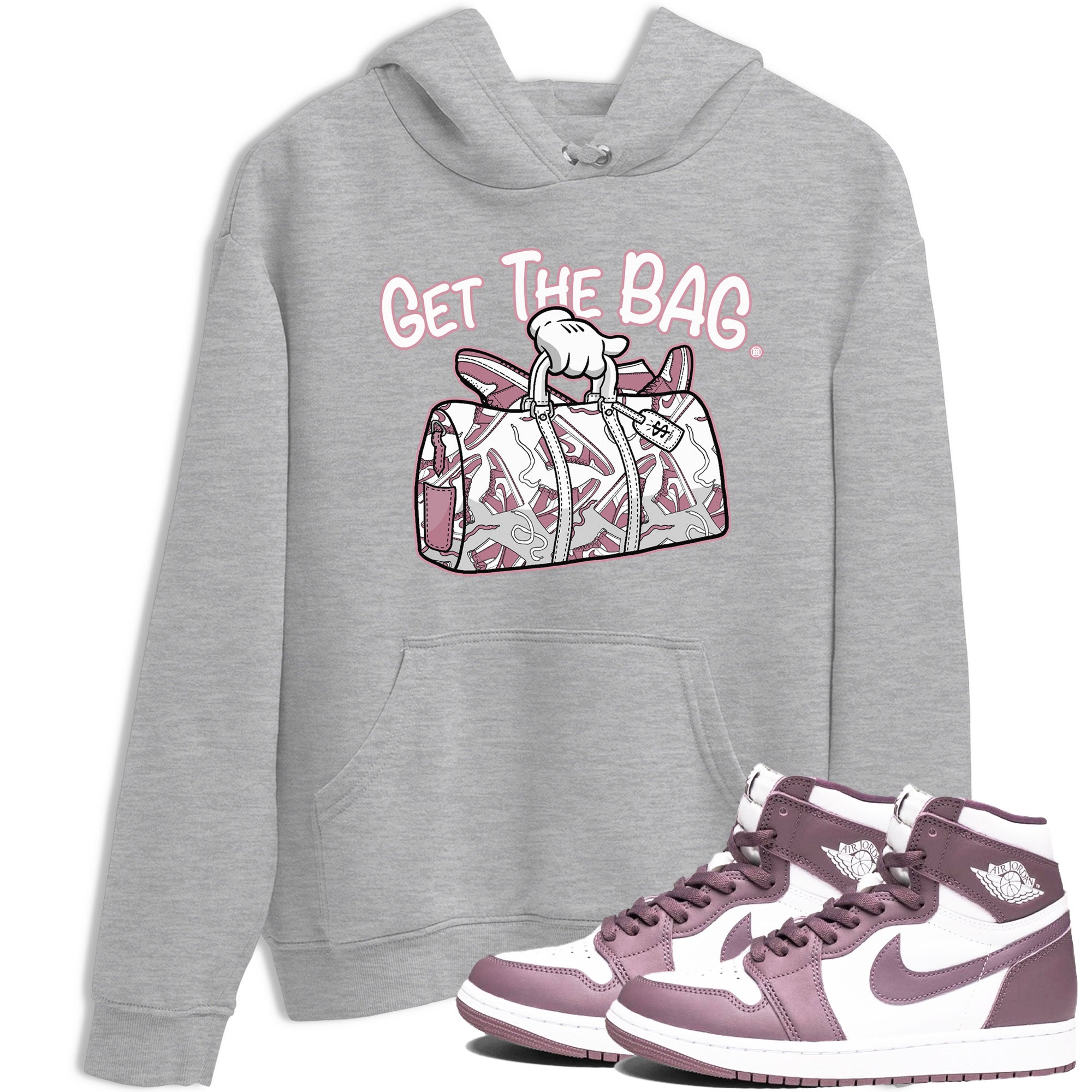 Get The Bag snkmatch Tee - Air Jordan 1 Mauve
