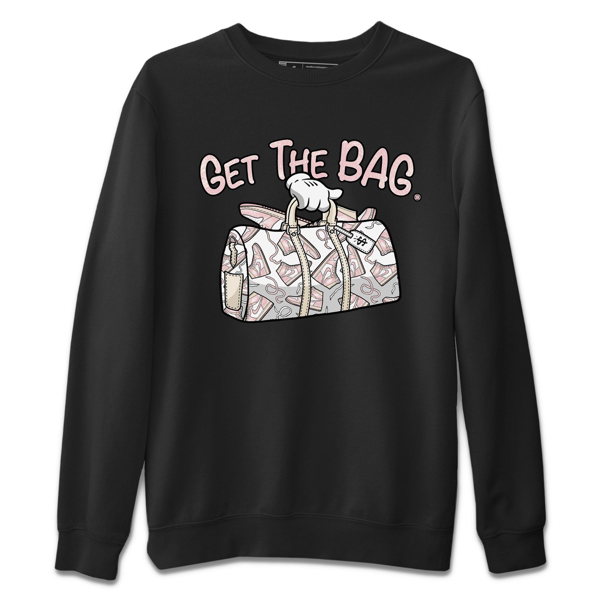 Get The Bag Unisex Tops - Air Jordan 1 Washed Pink