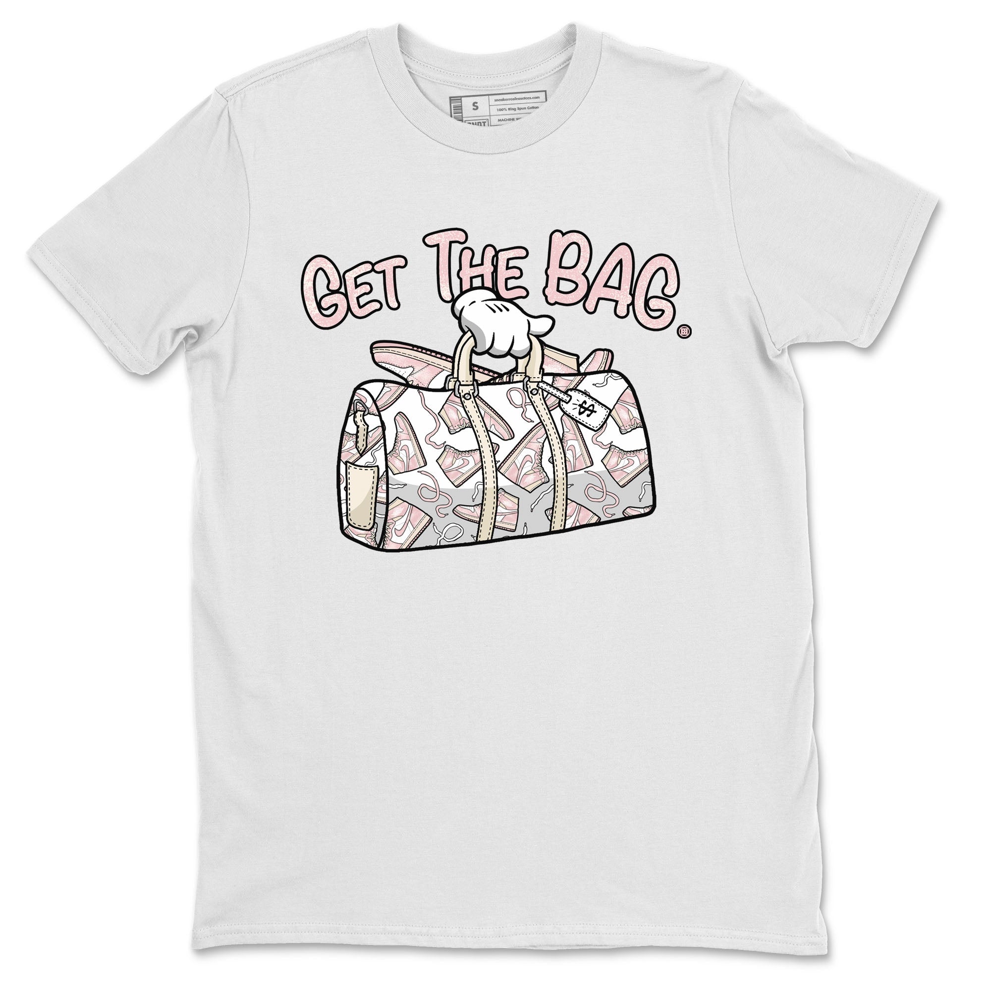Get The Bag Unisex Tops - Air Jordan 1 Washed Pink