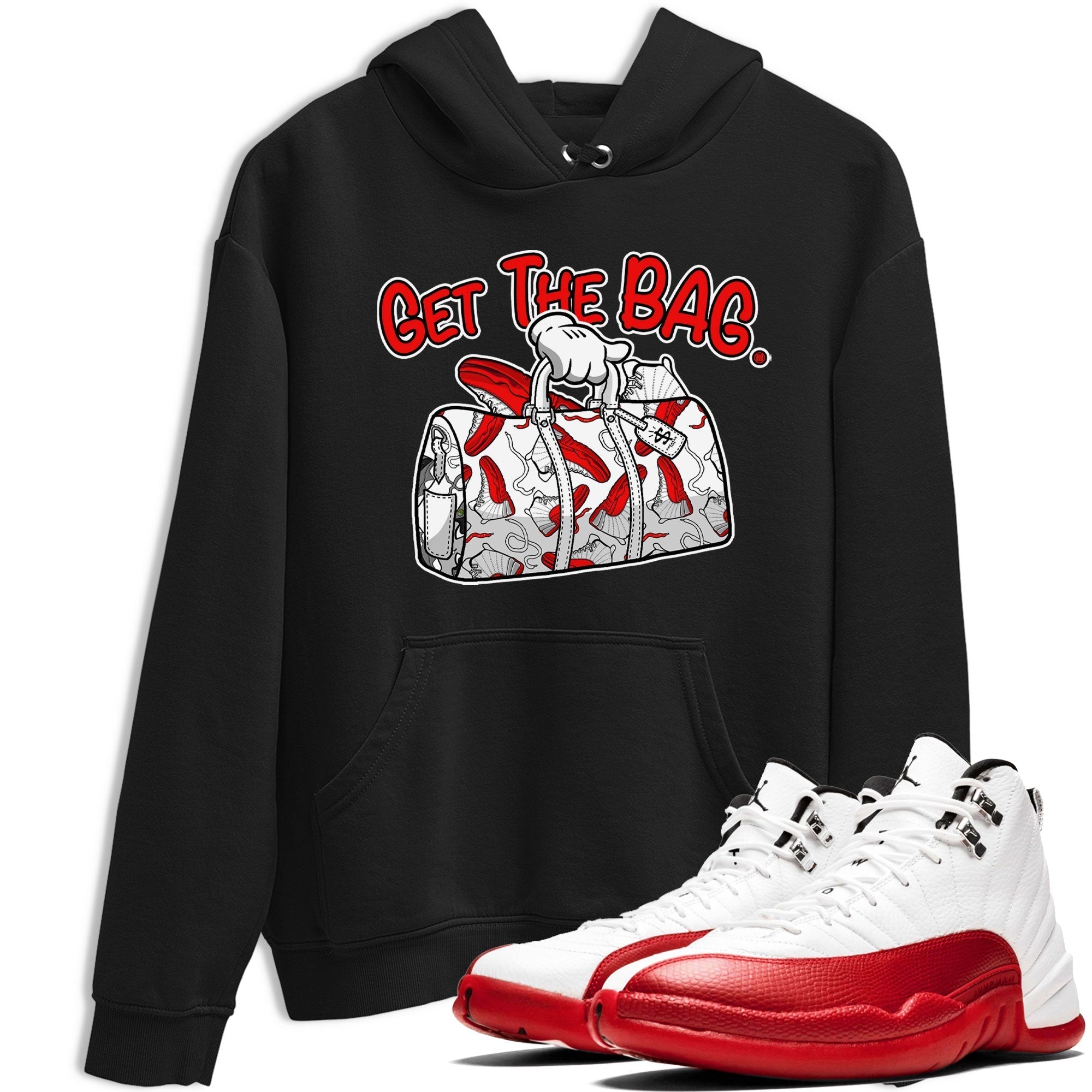 Get The Bag snkmatch Tee - Air Jordan 12 Cherry