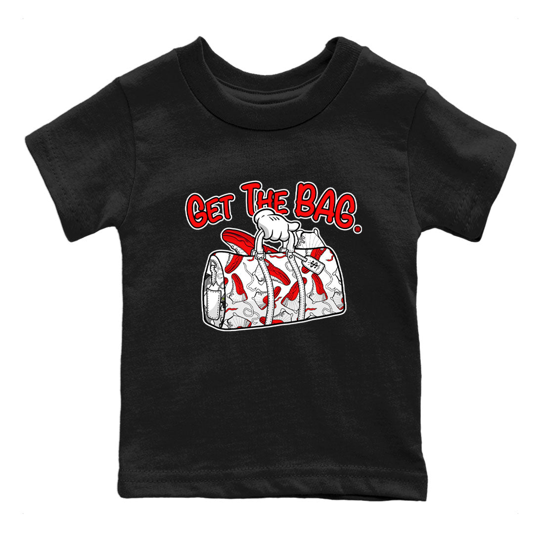 Get The Bag snkmatch Tee Kids - Air Jordan 12 Cherry