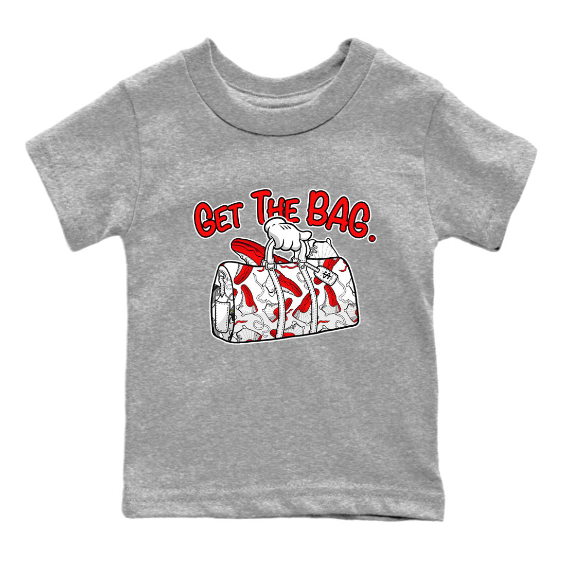 Get The Bag snkmatch Tee Kids - Air Jordan 12 Cherry