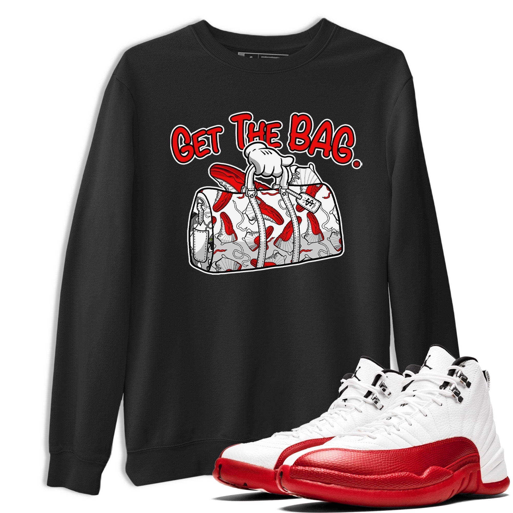 Get The Bag snkmatch Tee - Air Jordan 12 Cherry