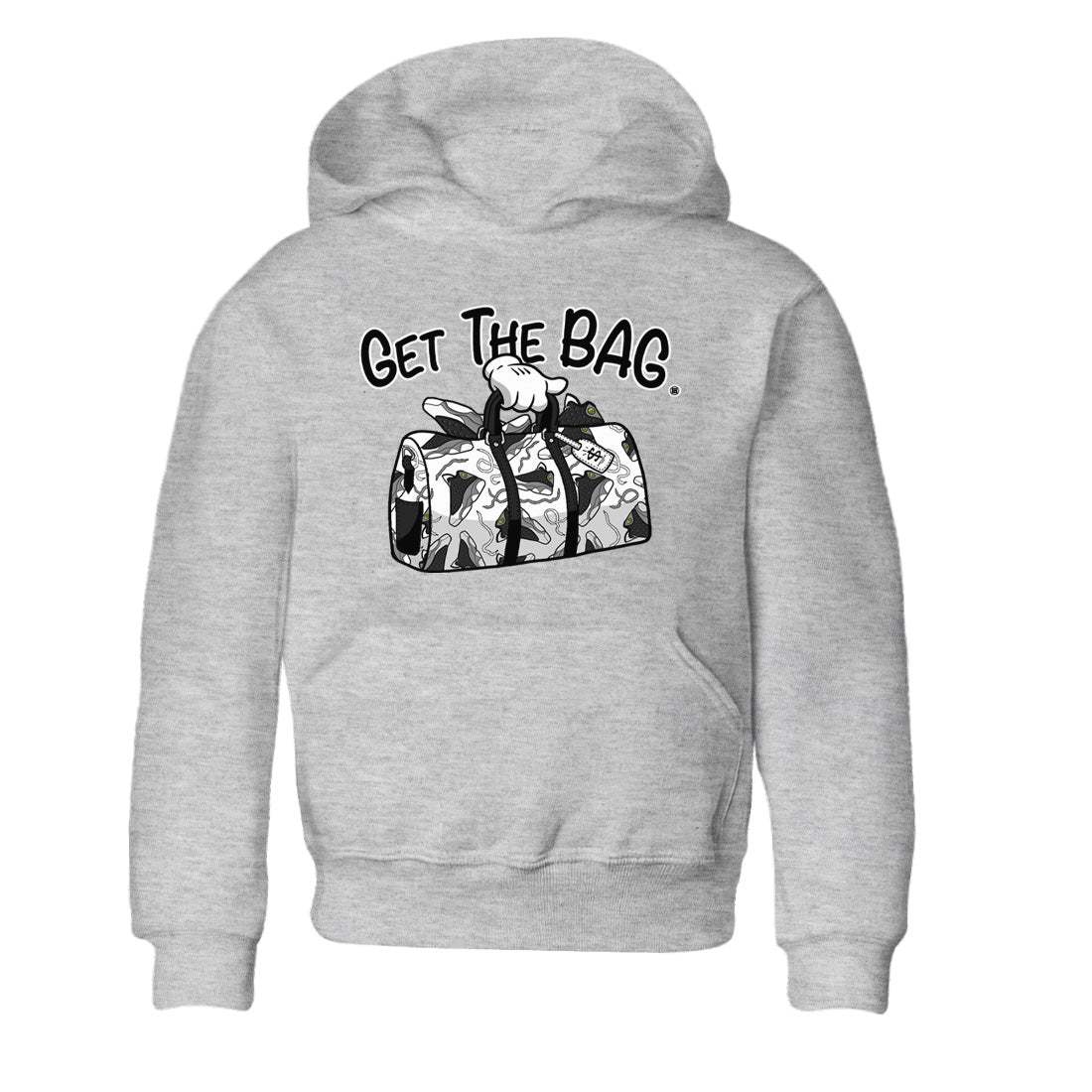 Get The Bag Kids Tops - Air Jordan 13 Black Flint