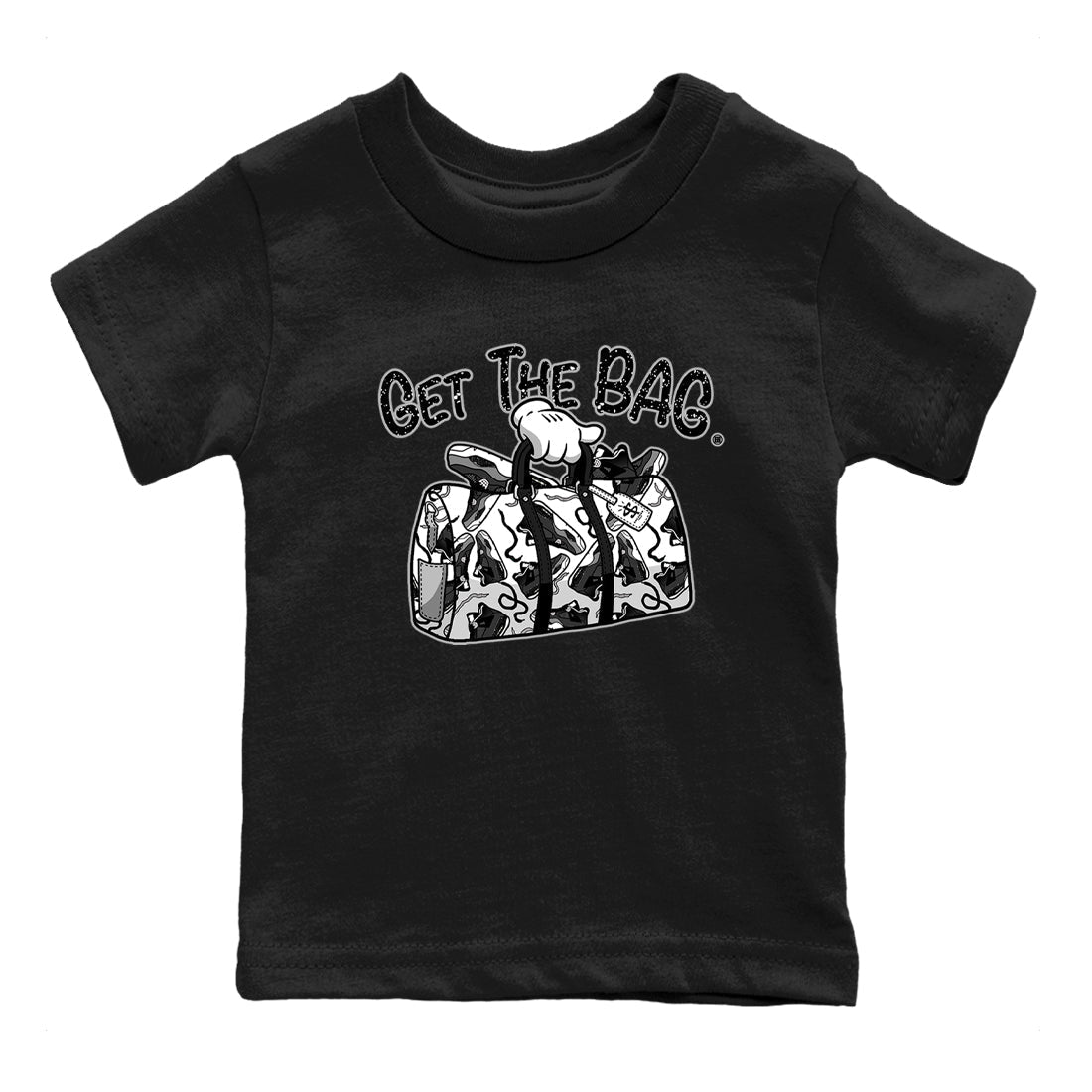 Get The Bag snkmatch Tees Kids - Air Jordan 4 Fear