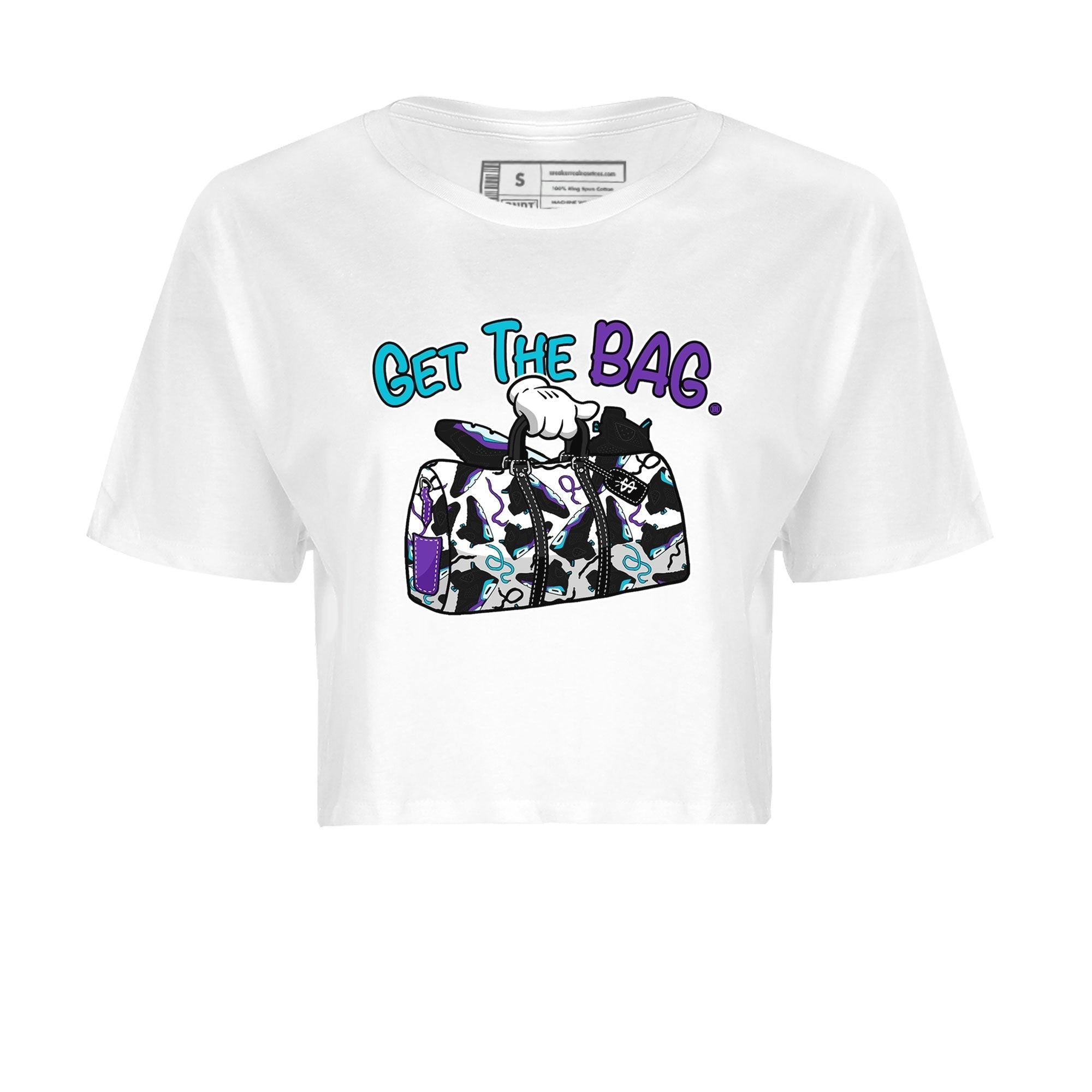 Get The Bag Women's Tops - Air Jordan 6 Aqua