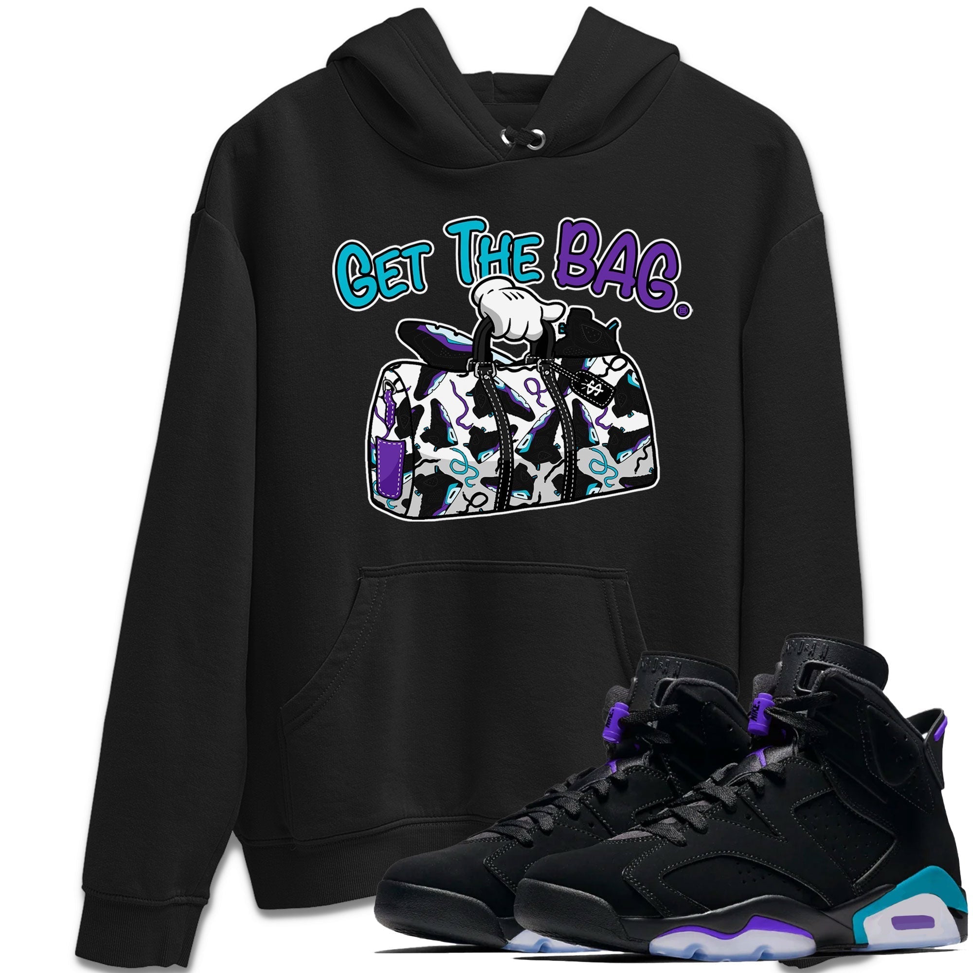 Get The Bag Unisex Tops - Air Jordan 6 Aqua