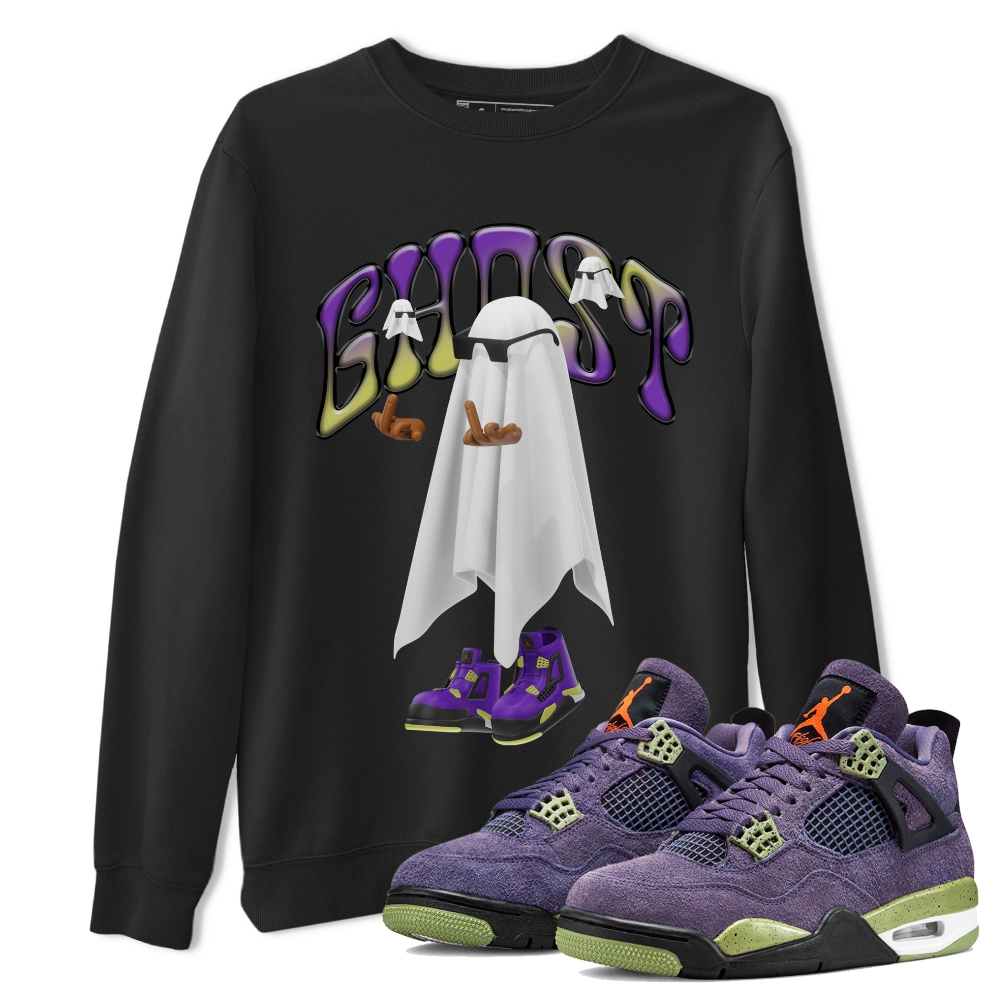 Ghost Gang snkmatch Tee - Air Jordan 4 Canyon Purple