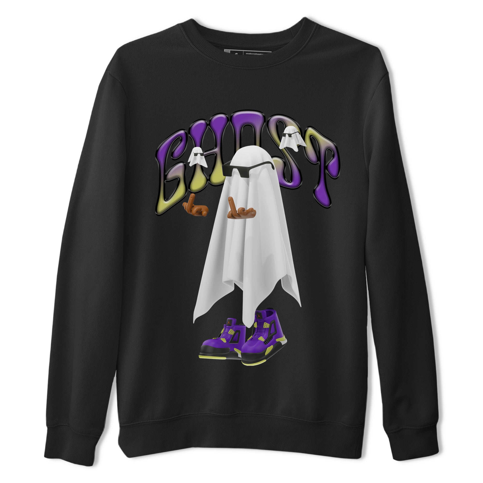 Ghost Gang snkmatch Tee - Air Jordan 4 Canyon Purple