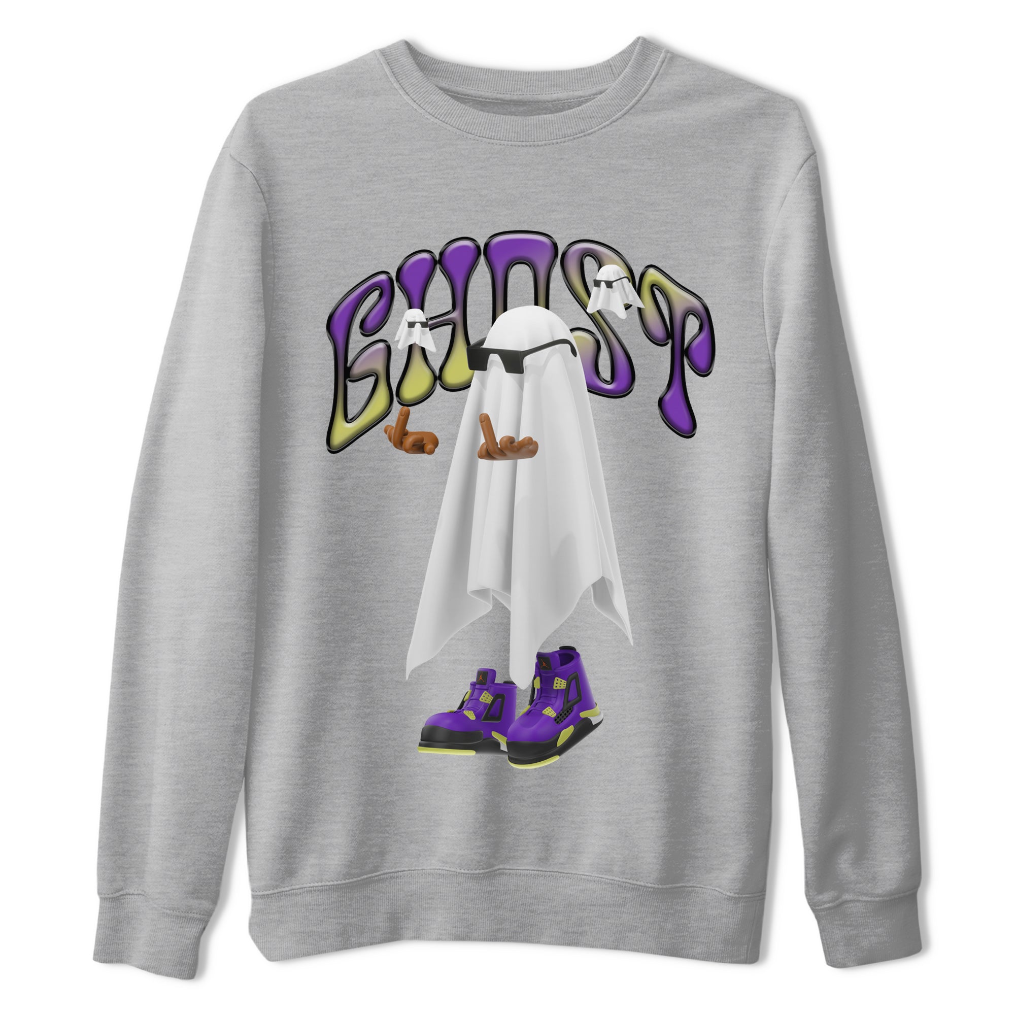 Ghost Gang snkmatch Tee - Air Jordan 4 Canyon Purple