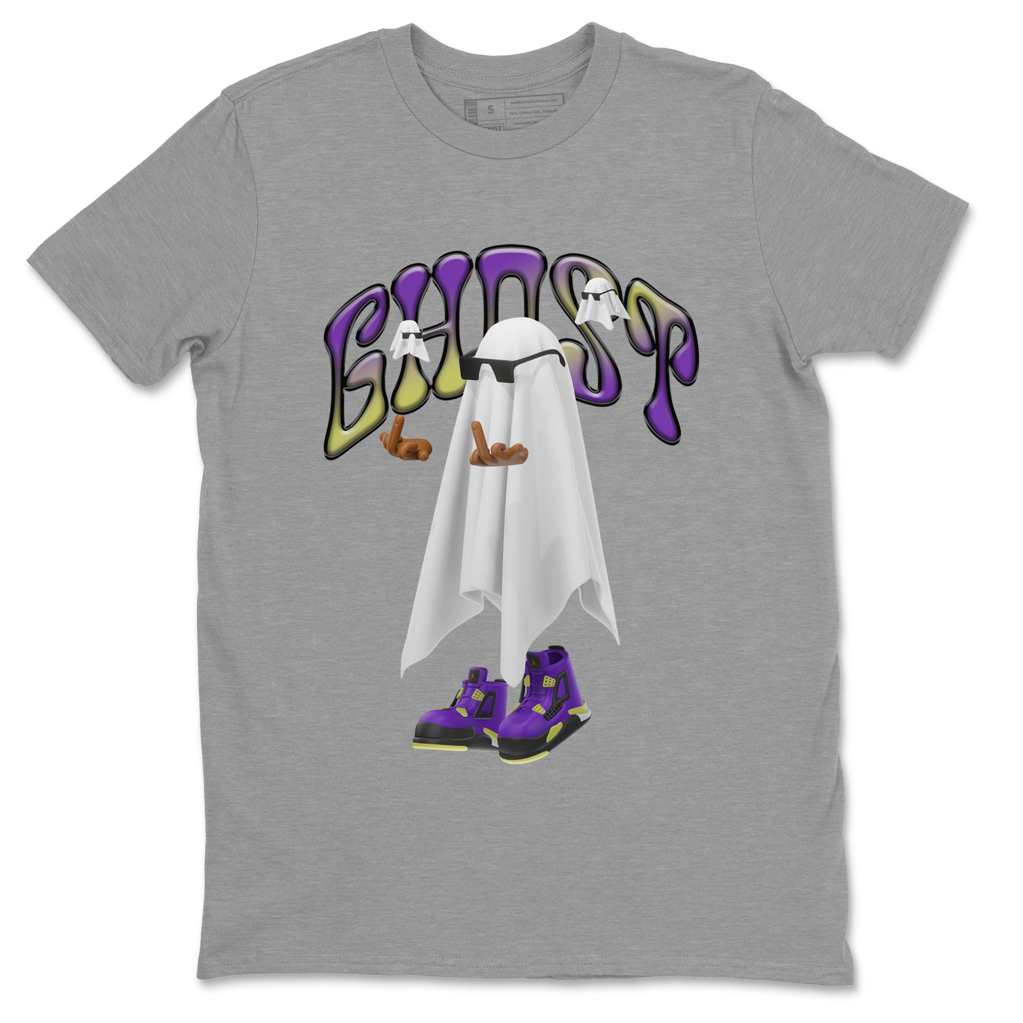 Ghost Gang snkmatch Tee - Air Jordan 4 Canyon Purple