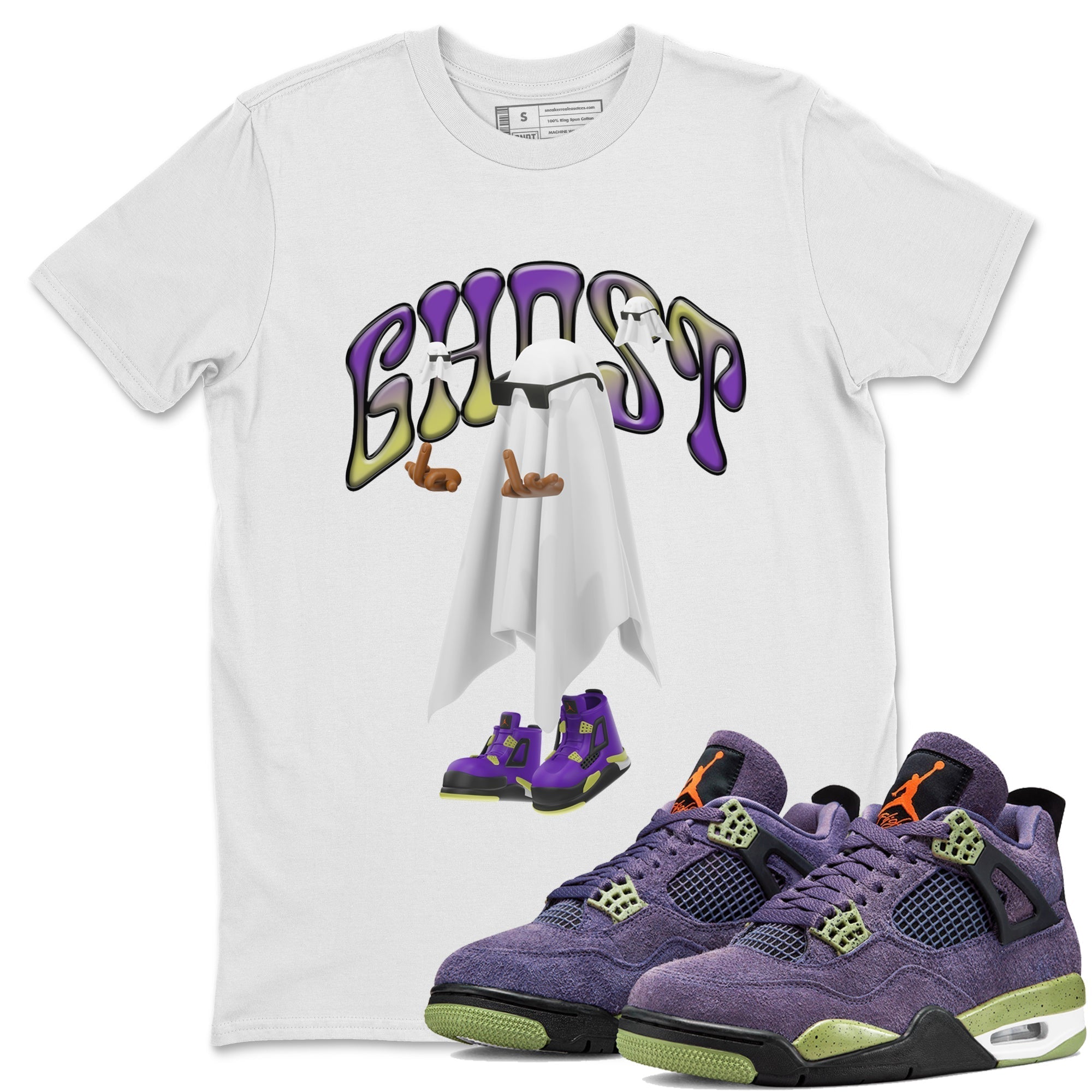 Ghost Gang snkmatch Tee - Air Jordan 4 Canyon Purple