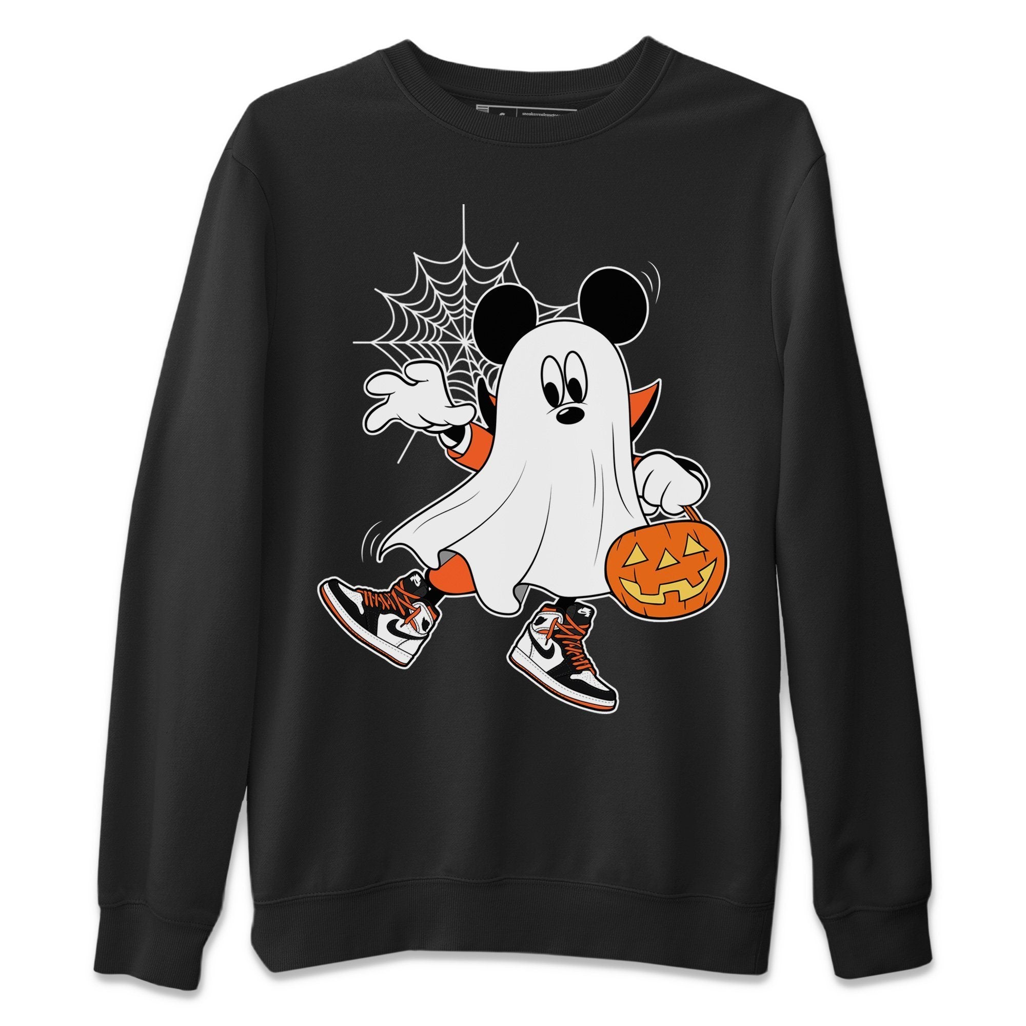 Ghost Mouse Unisex Tops - Air Jordan 1 Electro Orange