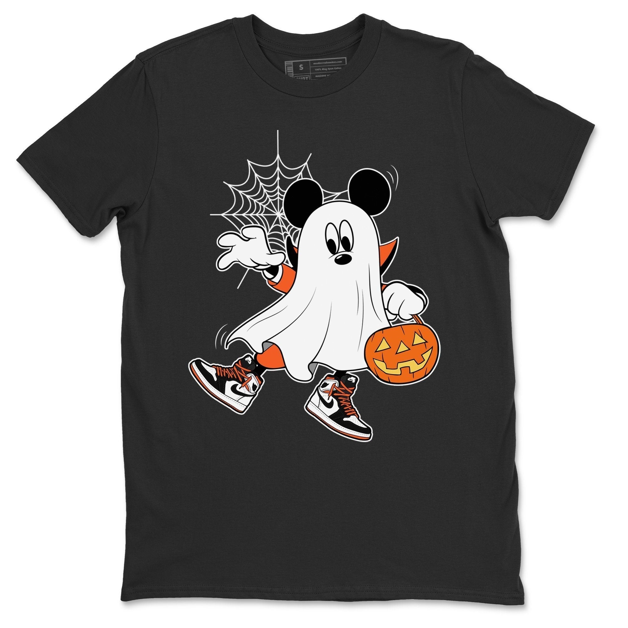 Ghost Mouse Unisex Tops - Air Jordan 1 Electro Orange