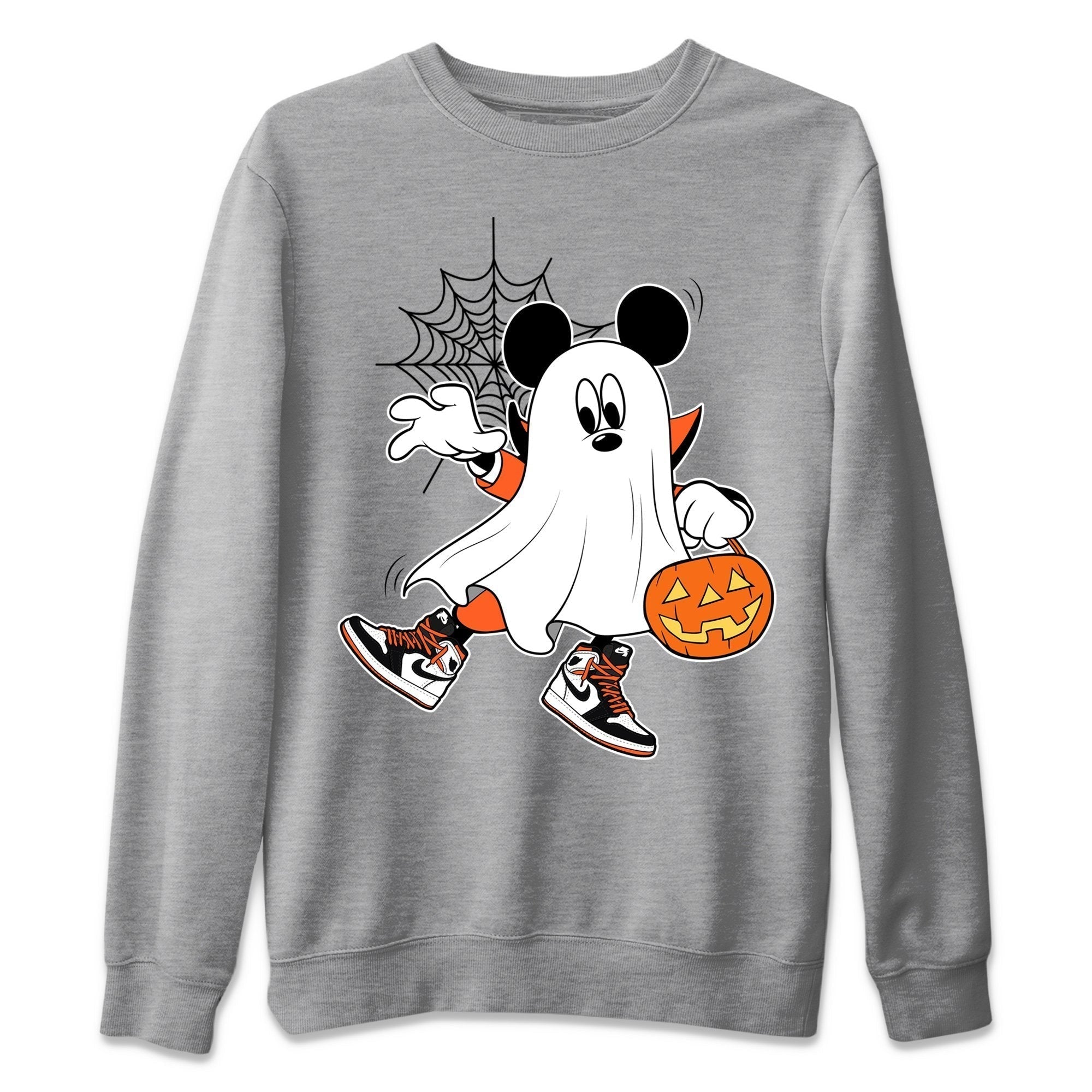 Ghost Mouse Unisex Tops - Air Jordan 1 Electro Orange
