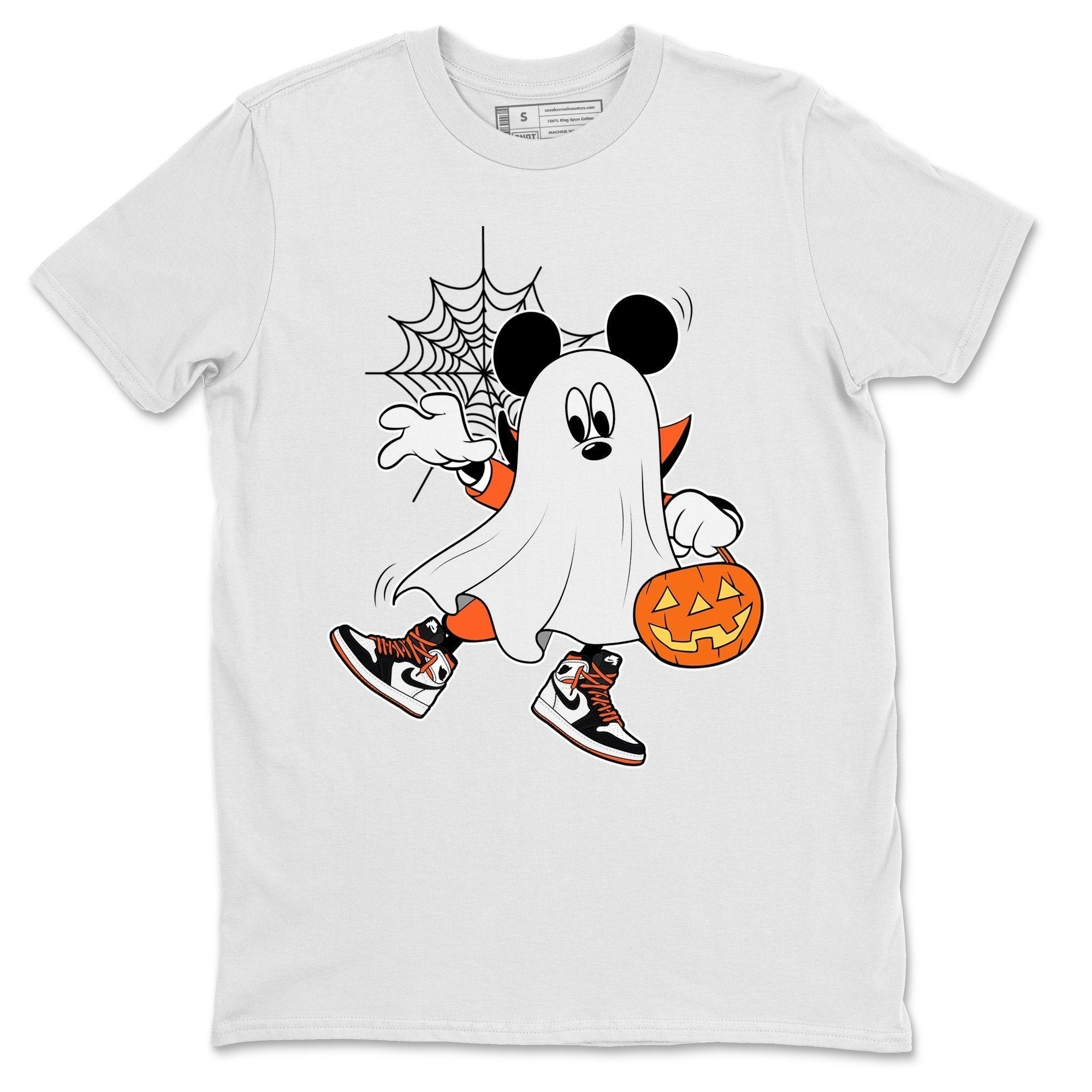 Ghost Mouse Unisex Tops - Air Jordan 1 Electro Orange