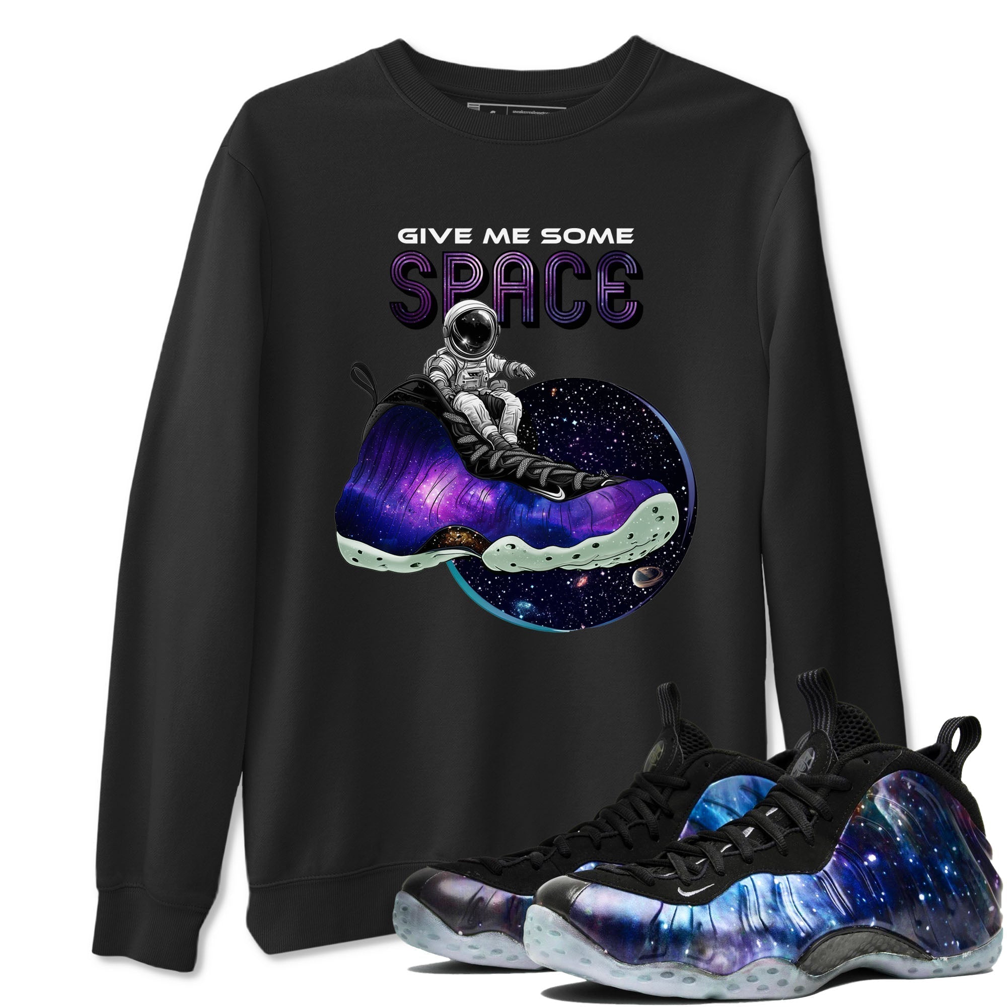 Give Me Some Space snkmatch Tees - Air Foamposite One Galaxy